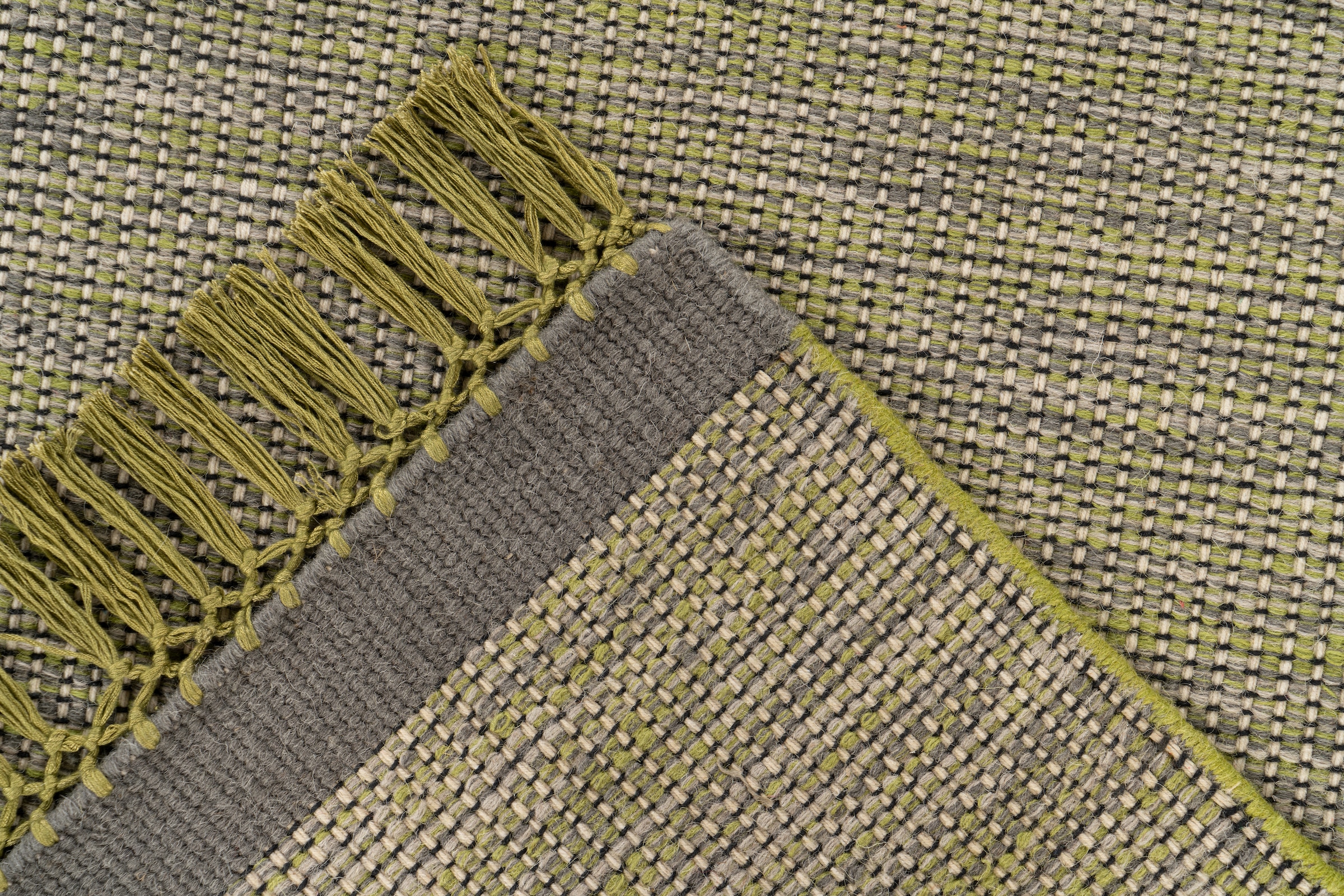 Arte Espina Teppich »Nomad 8064« rechteckig 11 mm Höhe Handgemachter Fransenteppich in neutralem Design