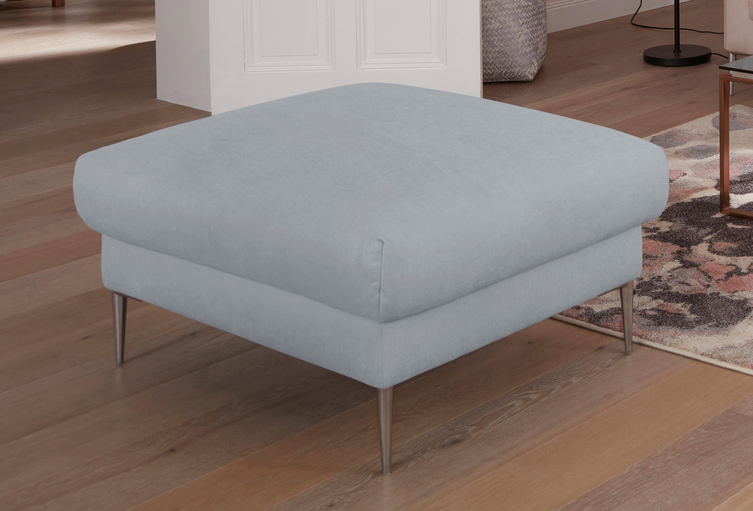 Guido Maria Kretschmer Home&Living Hocker »Lille, elegant und bequem durch Komfortsitzhöhe 46cm, hoher Fuß«