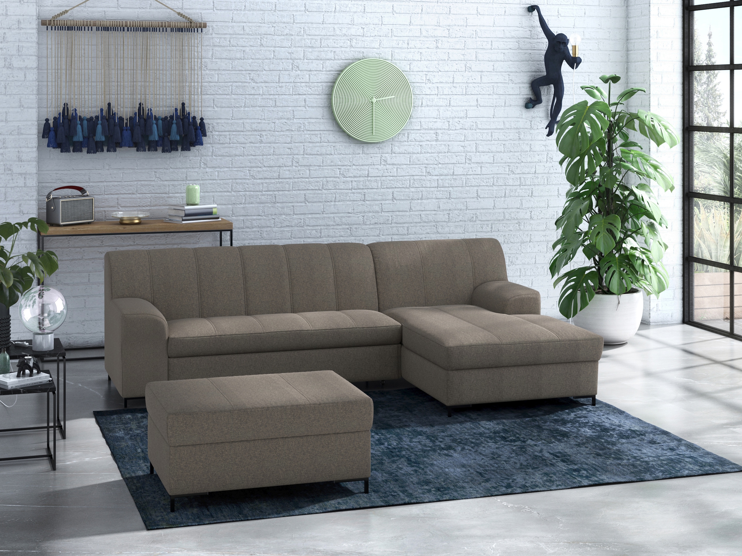 INOSIGN Polsterhocker »Balme«, passend zur Serie "Balme"