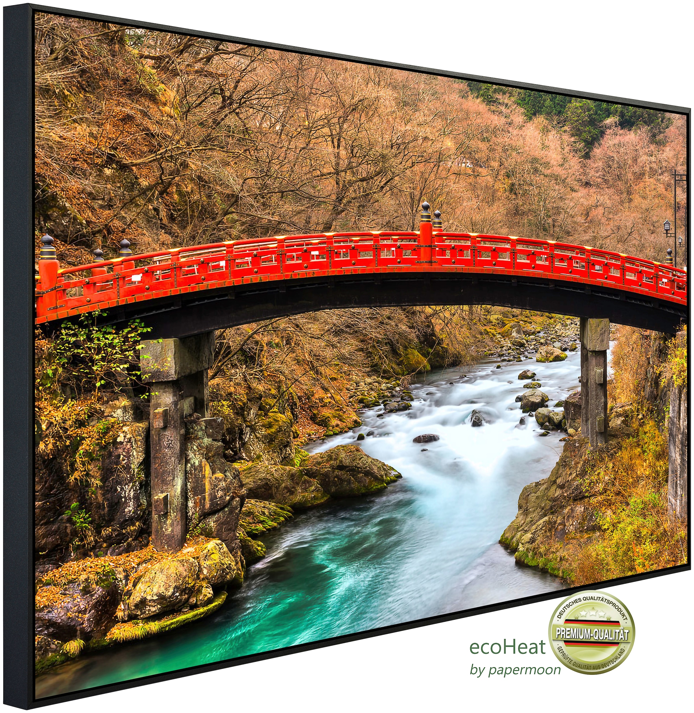 Papermoon Infrarotheizung »Nikko Heilige Shinkyo Brücke«, sehr angenehme St günstig online kaufen