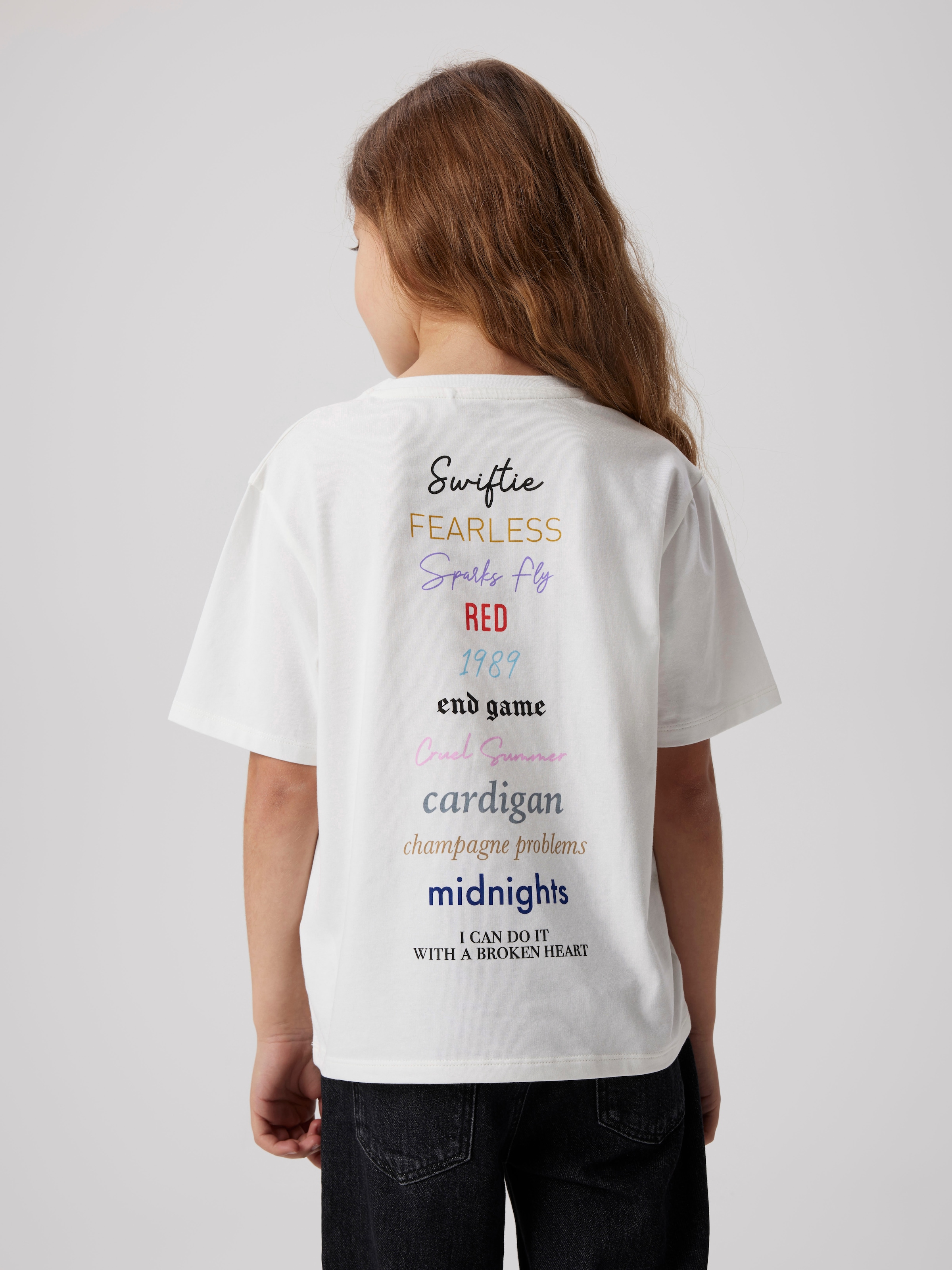 Name It T-Shirt »NKFFERN TSWIFT SS NREG TOP SKY«, CELEBRITY ICONS mit Taylor Swift Frontdruck