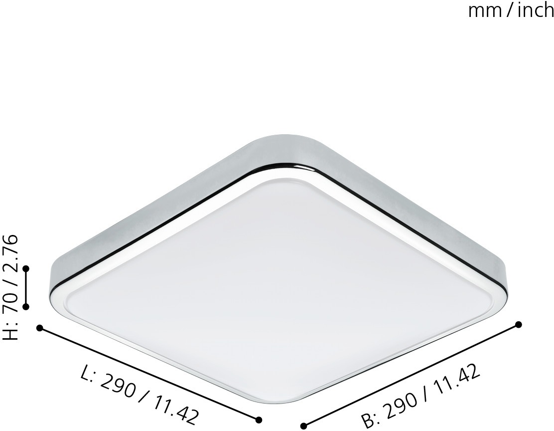 EGLO Wandleuchte »MANILVA«, 1 flammig, Leuchtmittel LED-Board   LED fest in günstig online kaufen