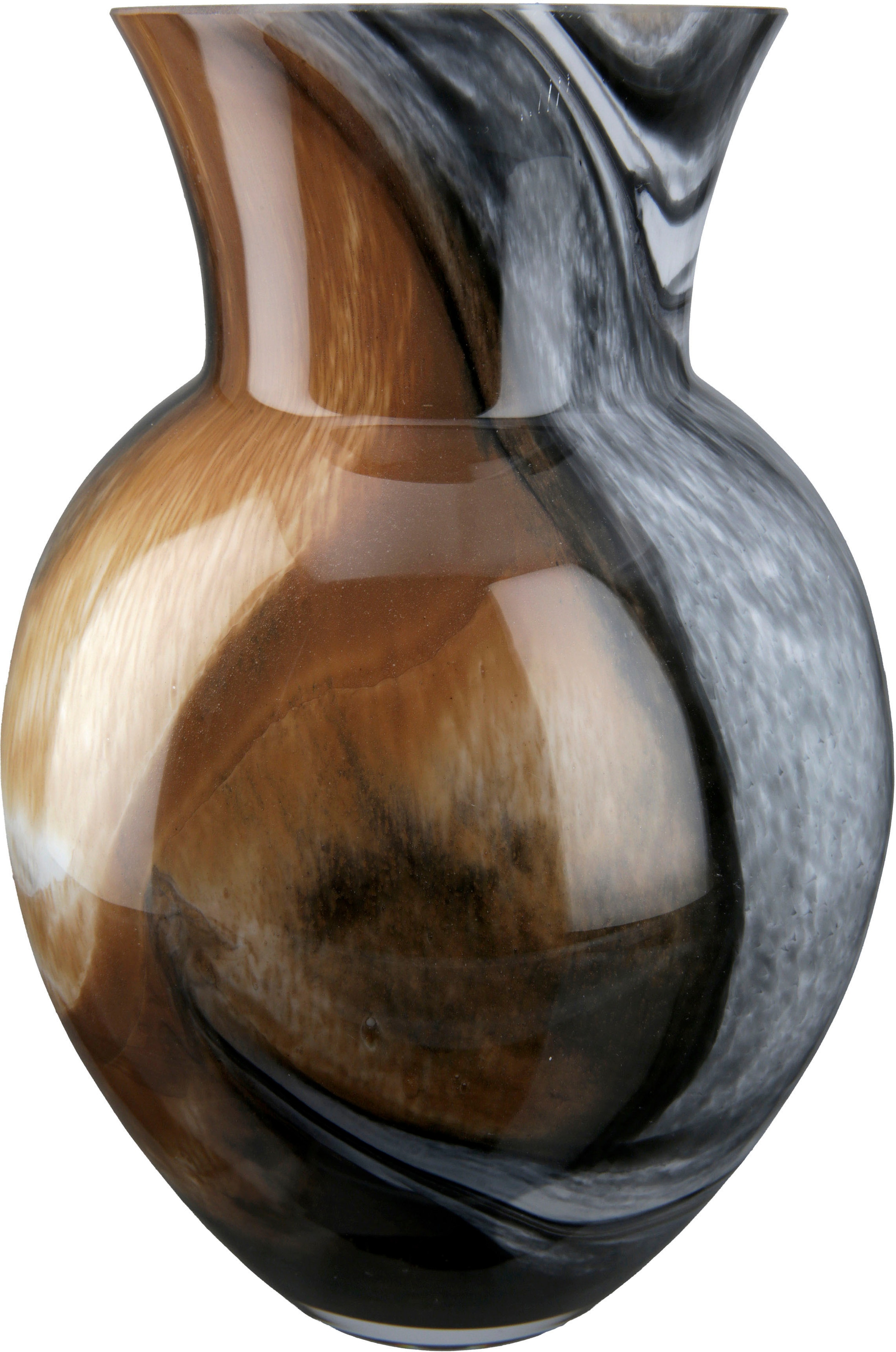 GILDE Tischvase »Draga, Höhe ca. 26 cm«, (1 St.), dekorative Vase aus Glas, günstig online kaufen