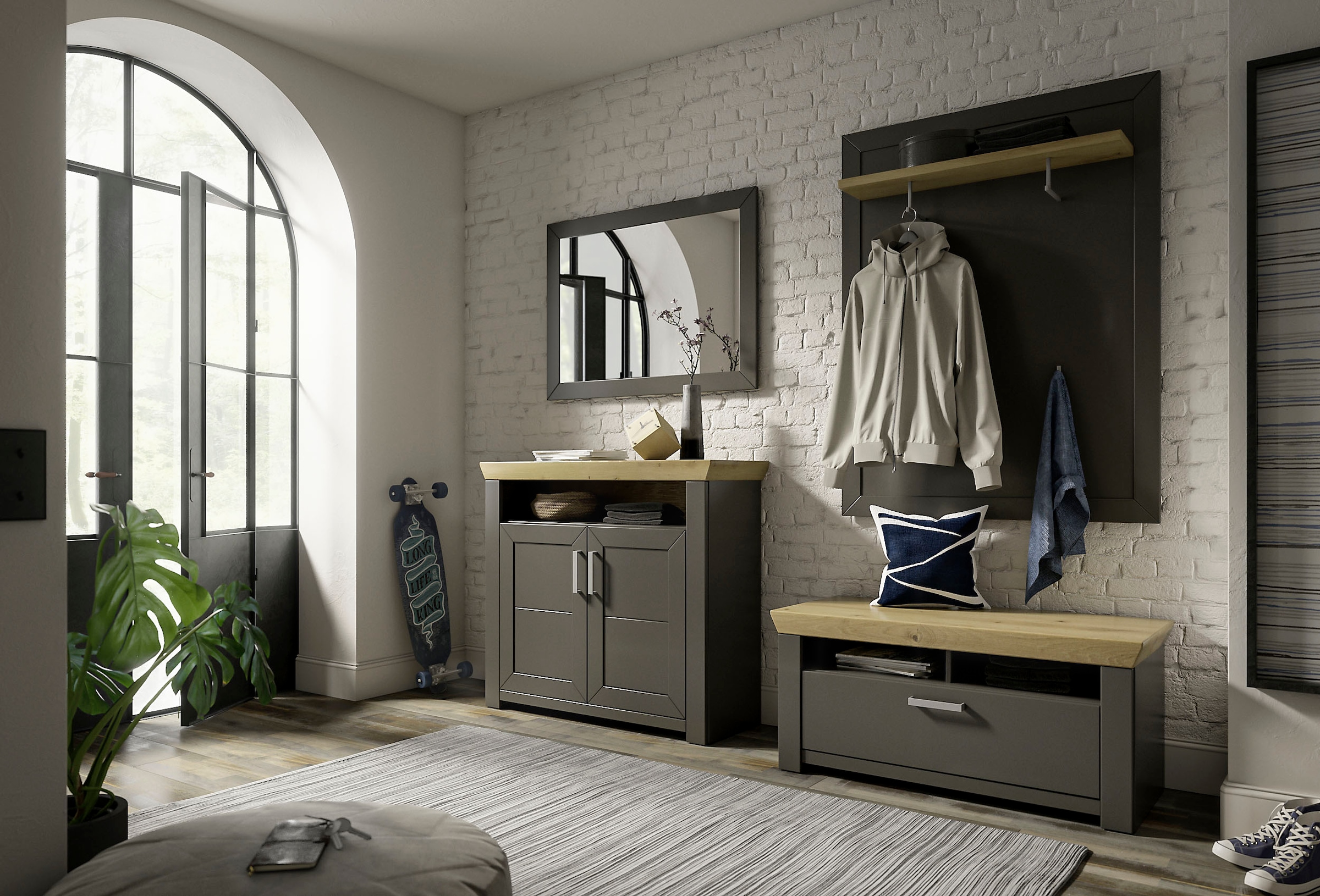 set one by Musterring Garderoben-Set »GA York Kombi 56« Set, 4 Stk. tlg. günstig online kaufen