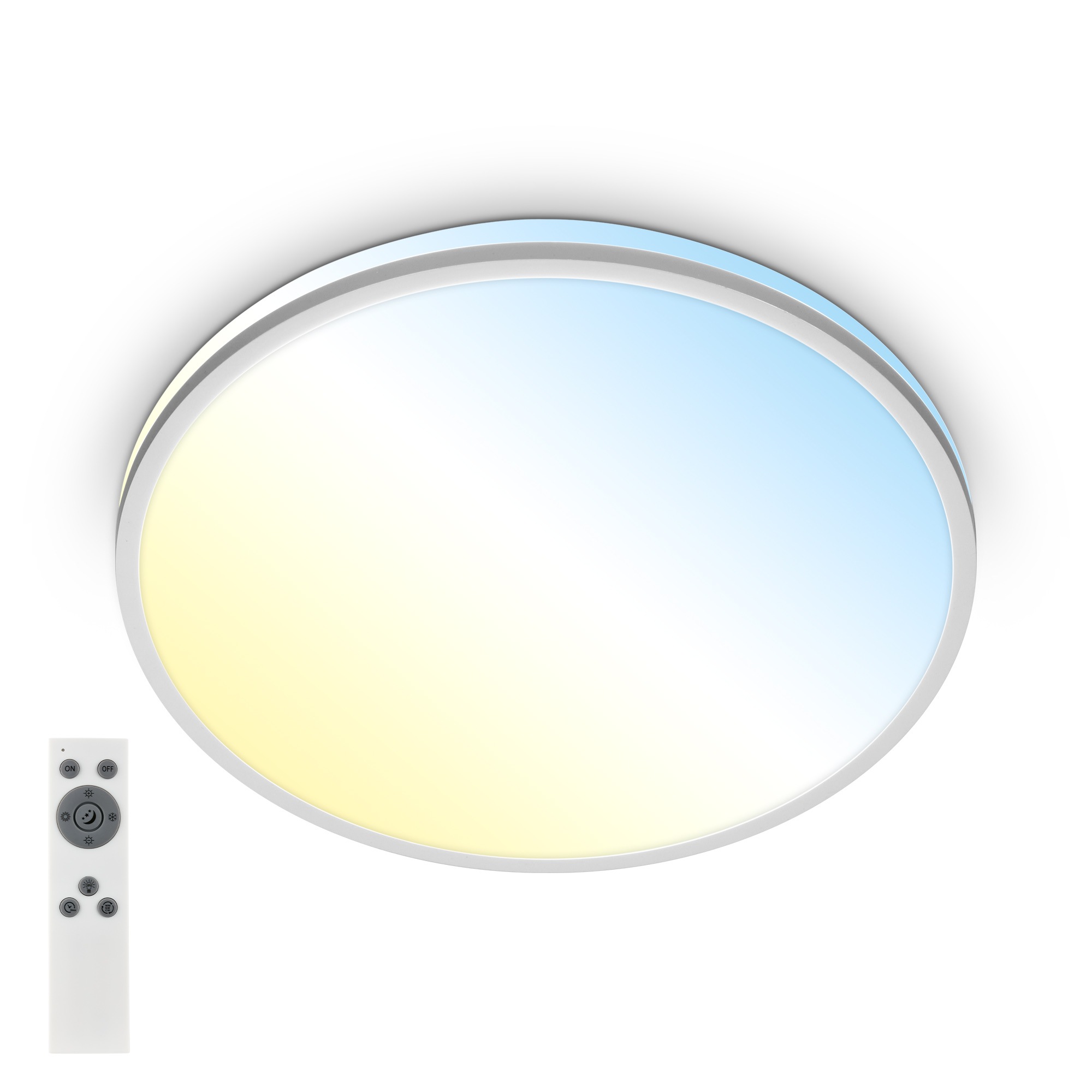 Briloner Leuchten LED Deckenleuchte »PULUP« mit Fernbedienung günstig online kaufen