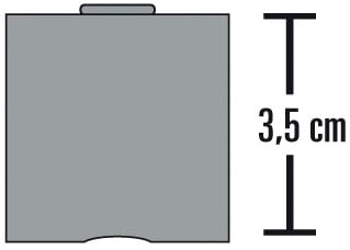 SCHÖNER WOHNEN-Kollektion Deckenträger für Gardinenstangen, (1 St.), Serie Einzelprogramm Matteo rechteckig