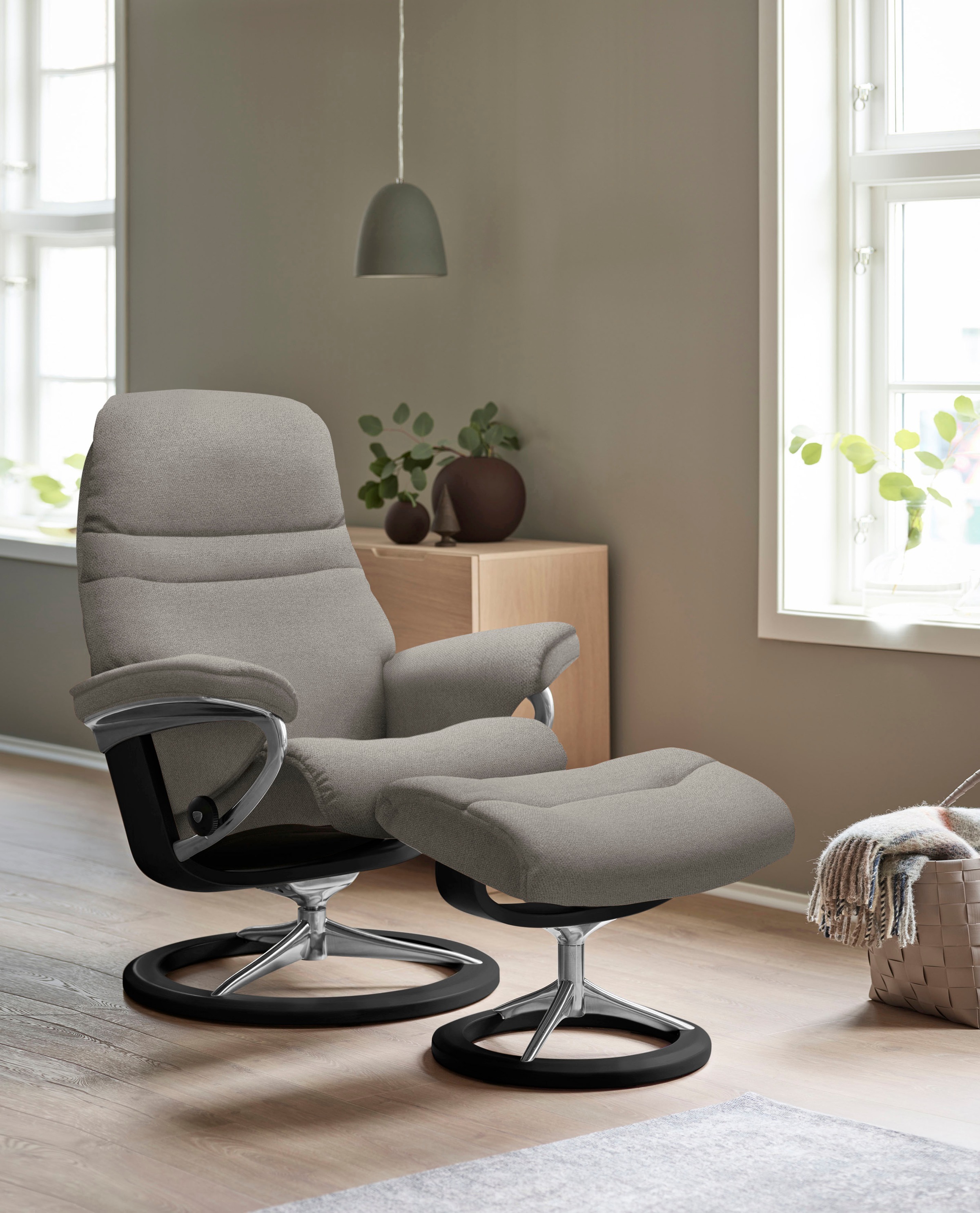 Stressless® Fußhocker »Sunrise«, mit Signature Base, Gestell Schwarz