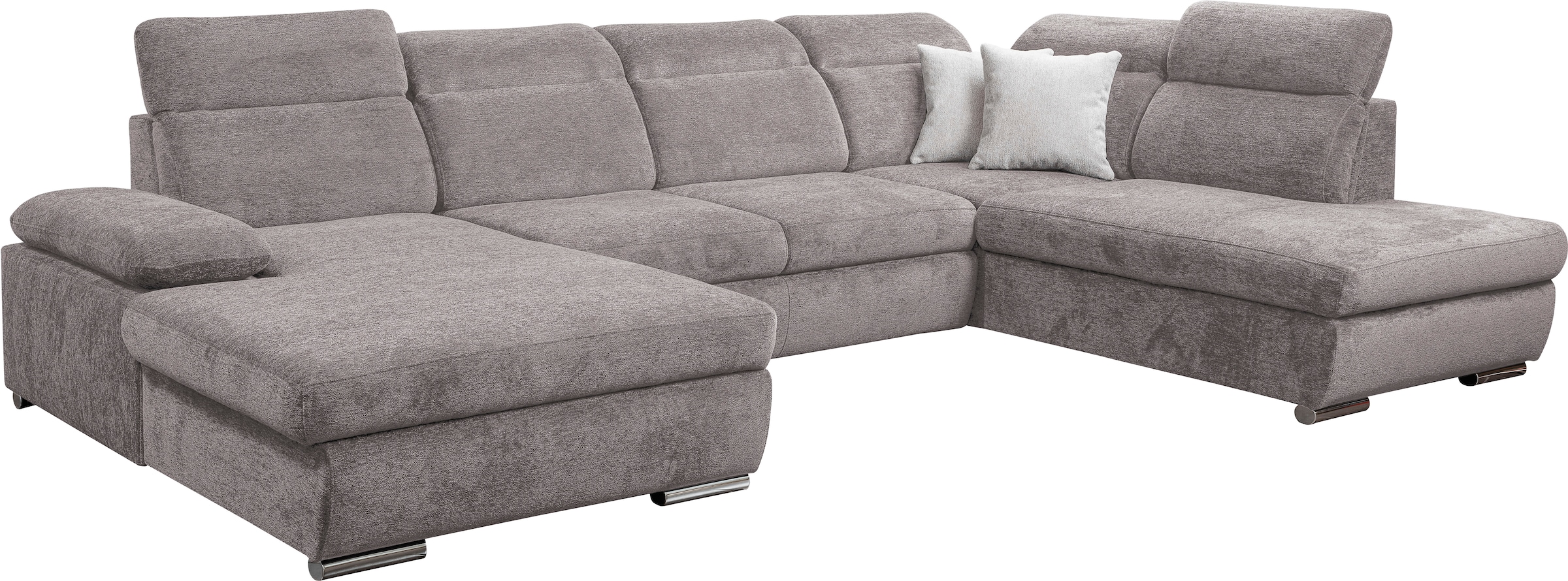 WERK2 Wohnlandschaft »Cordoba inkl. Bett, Bettkasten und Kopfteilfunktion, Breite 359cm«