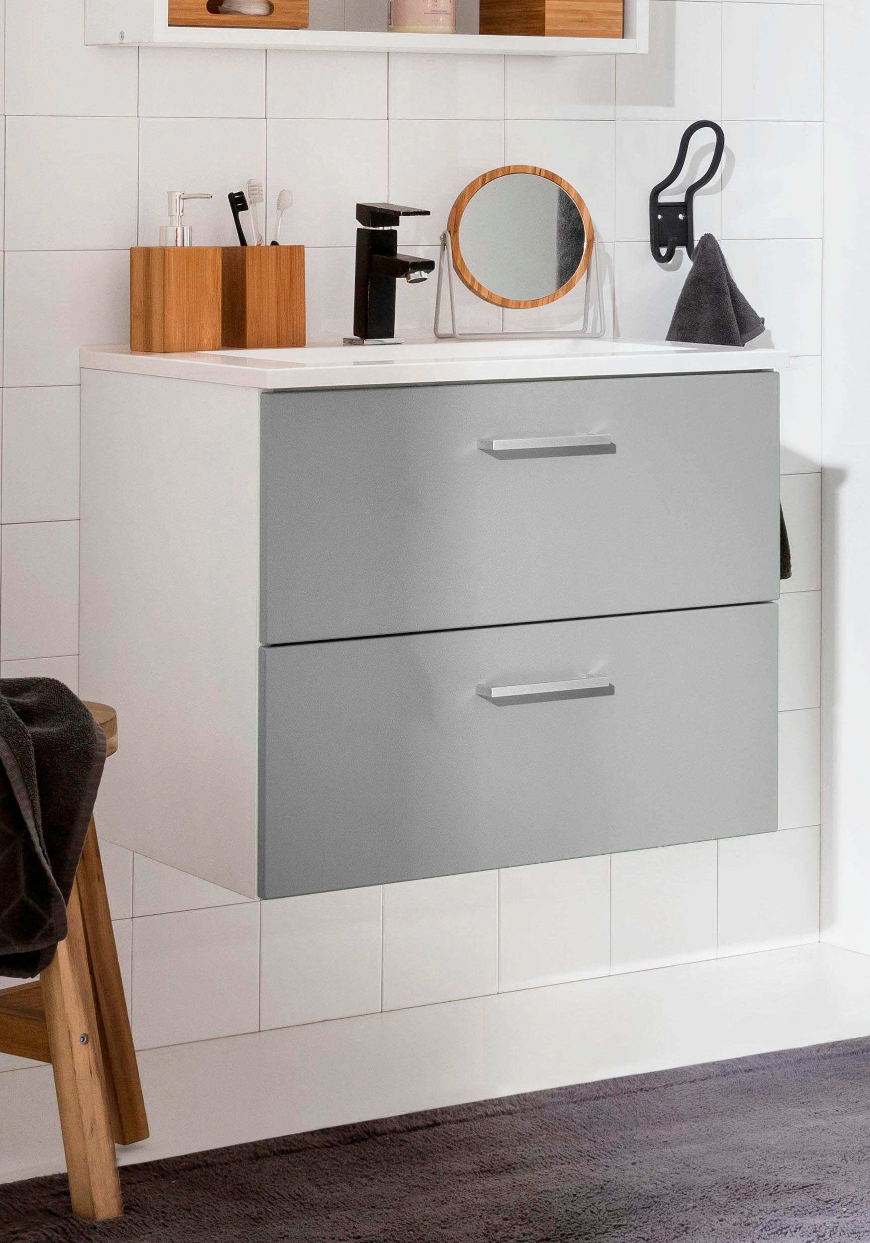 welltime Waschbeckenunterschrank »Ribera«, Badmöbel, Waschtisch inkl. Wasch günstig online kaufen