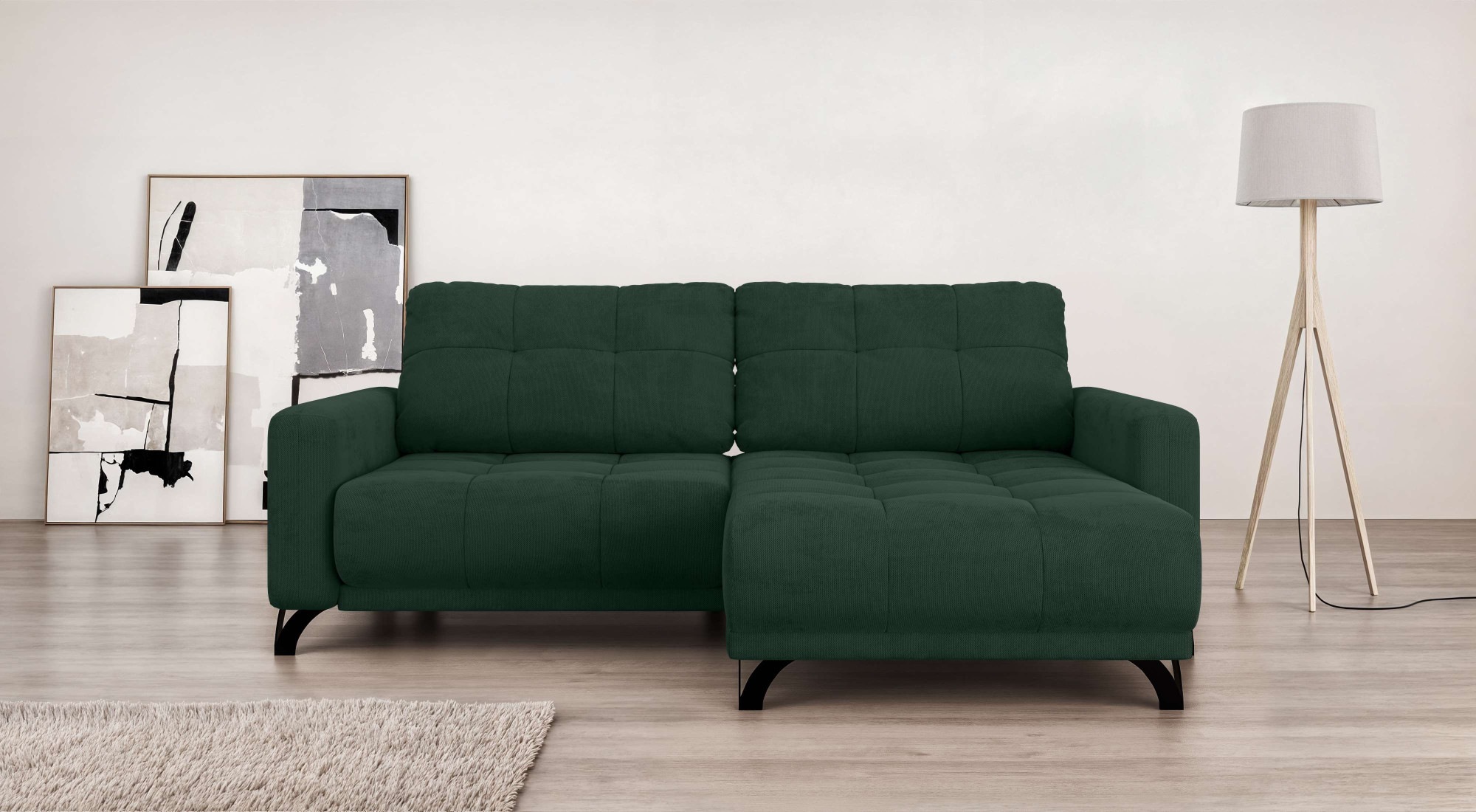 Home affaire Ecksofa »FAIRVIEW mit verstellbaren Rückenlehne, Maße B/T/H: 2 günstig online kaufen