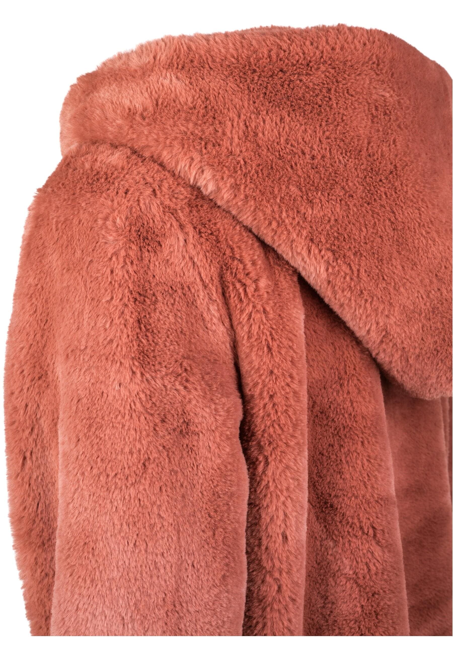 URBAN CLASSICS Parka »Urban Classics Damen Ladies Hooded Teddy Coat« 1 Stk. tlg. ohne Kapuze