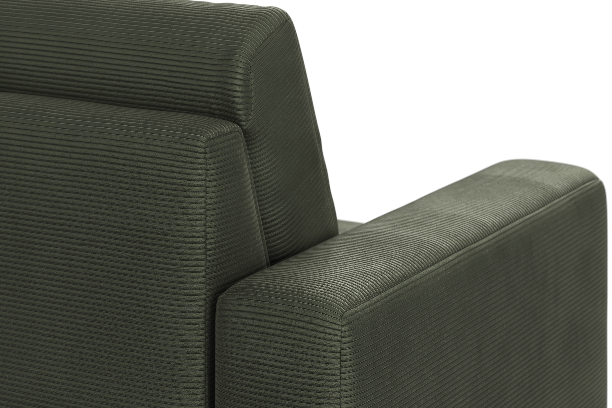 Home affaire Ecksofa »Summer L-Form«, mit Ottomane, wahlweise mit Bettfunktion und Bettkasten, Cord-Bezug
