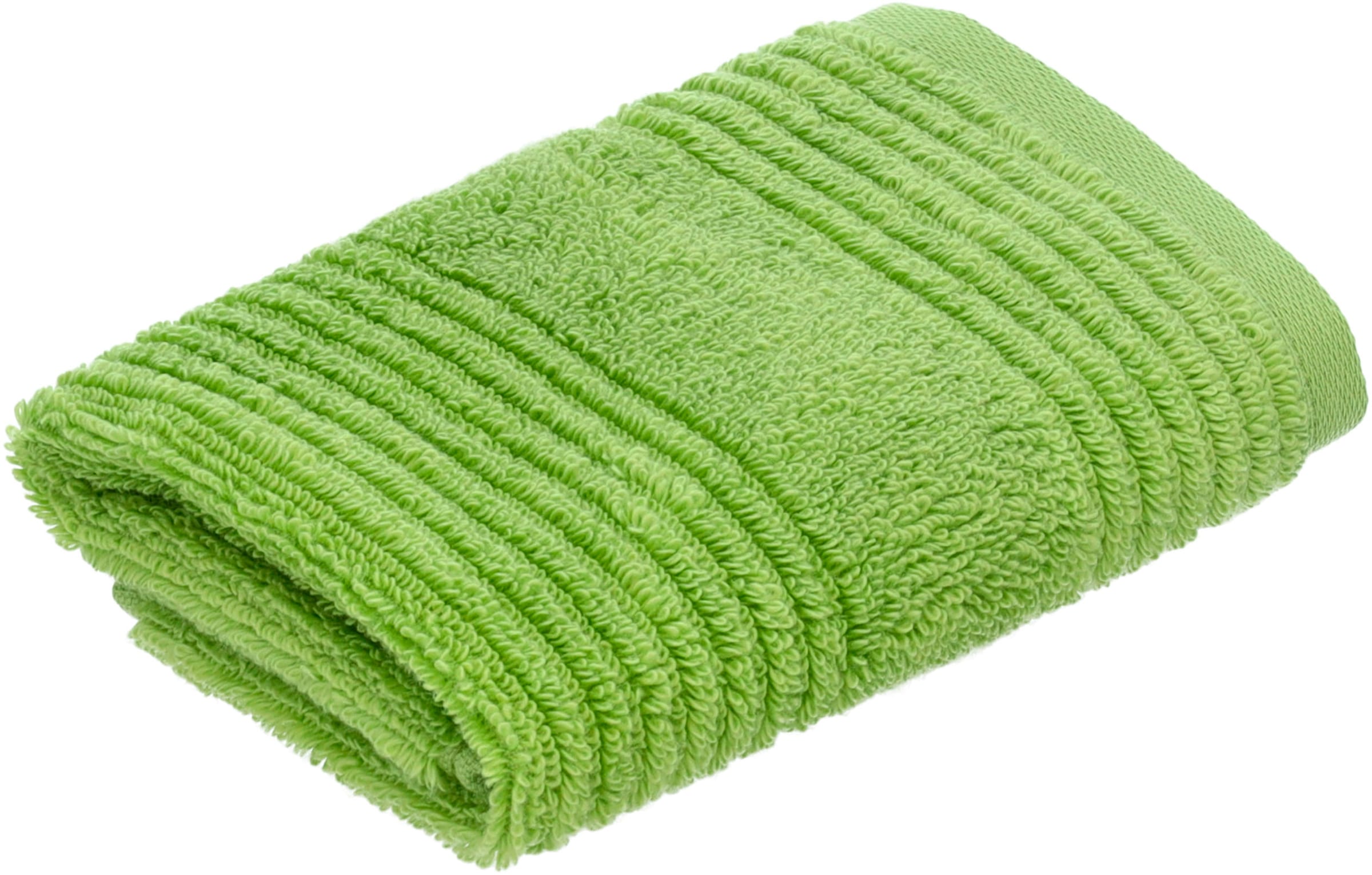 Vossen Waschlappen »Tomorrow«, (3 St.), mit Streifenstruktur günstig online kaufen
