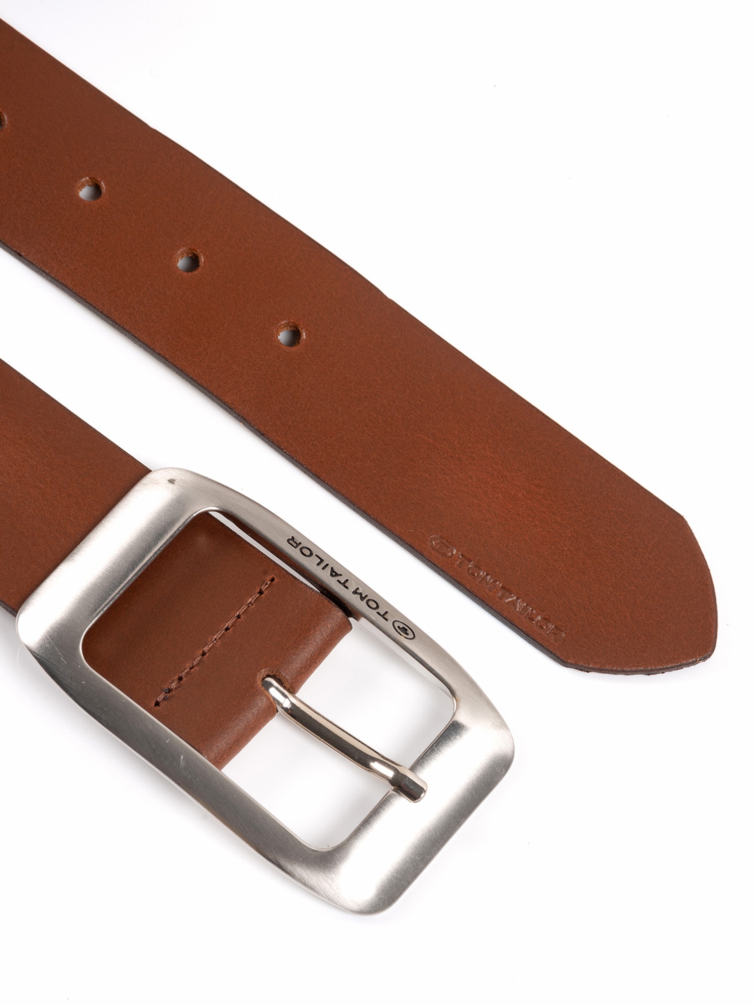TOM TAILOR Ledergürtel »TTAMY«, (1 St.), 4 cm breiter Damengürtel, modisch vielseitig