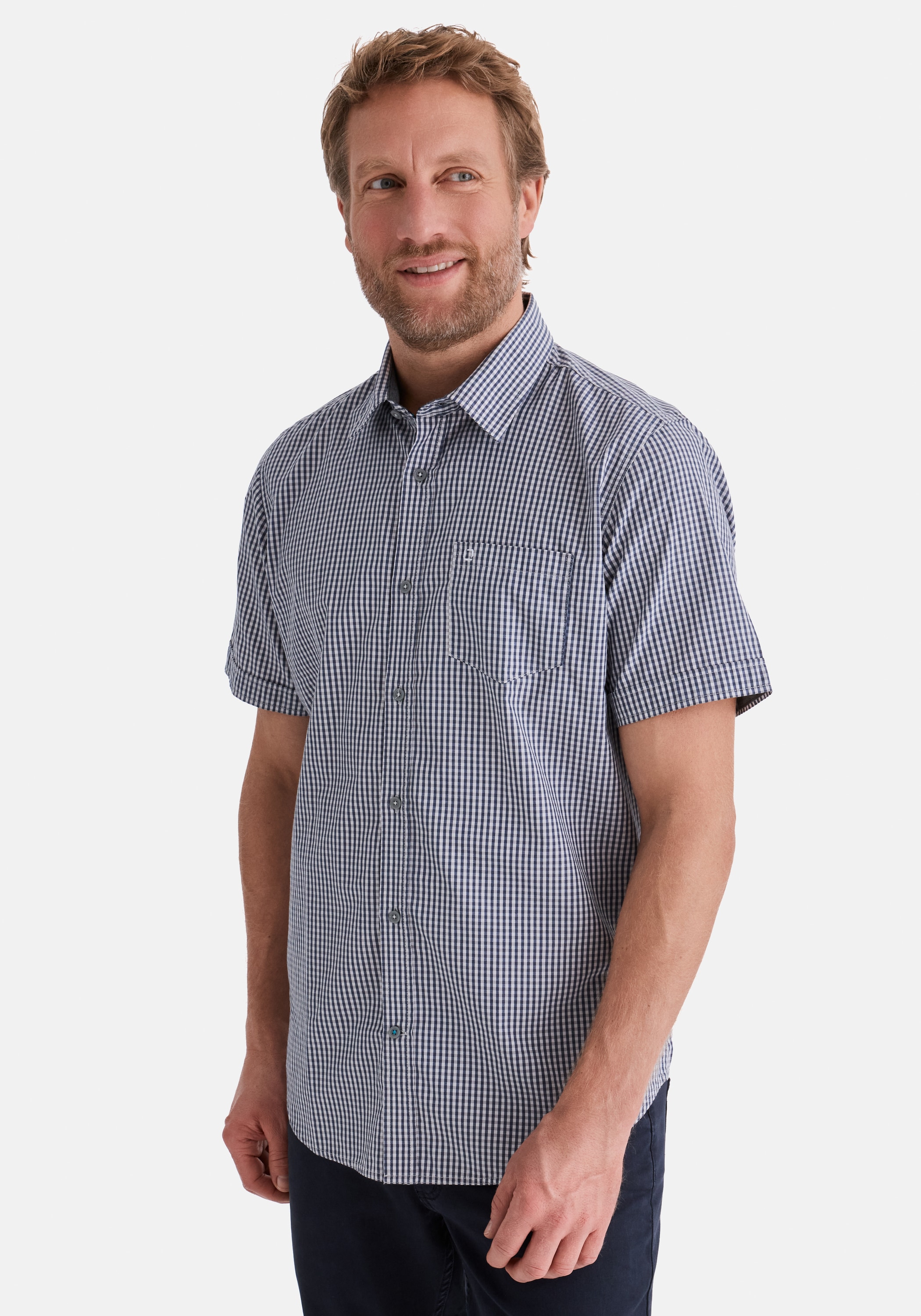 Stooker Men Kurzarmhemd »HUDSON Kurzarm-Hemd« Stooker HUDSON Herren Kurzarmhemd Regular Fit