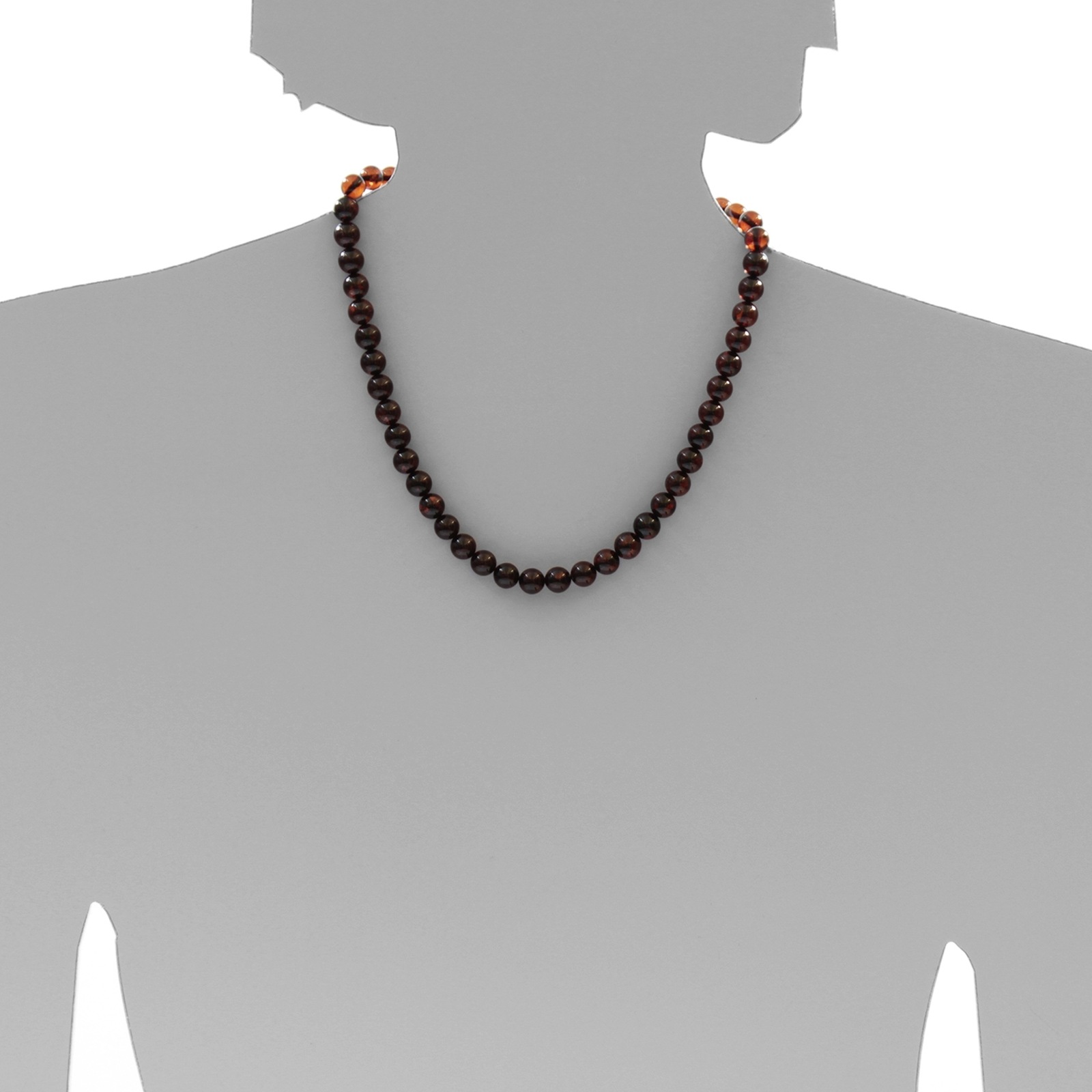 OSTSEE-SCHMUCK Gliederkette »Ostsee-Schmuck Kette Kugel 8 mm Kette Kugel 8 mm«, (1 tlg.)