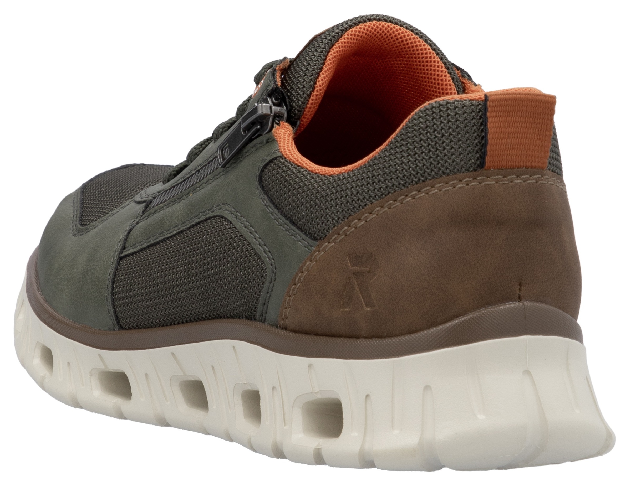 RIEKER Sport Sneaker  , Schnürschuh, Freizeitschuh, Halbschuh mit Reißverschluss