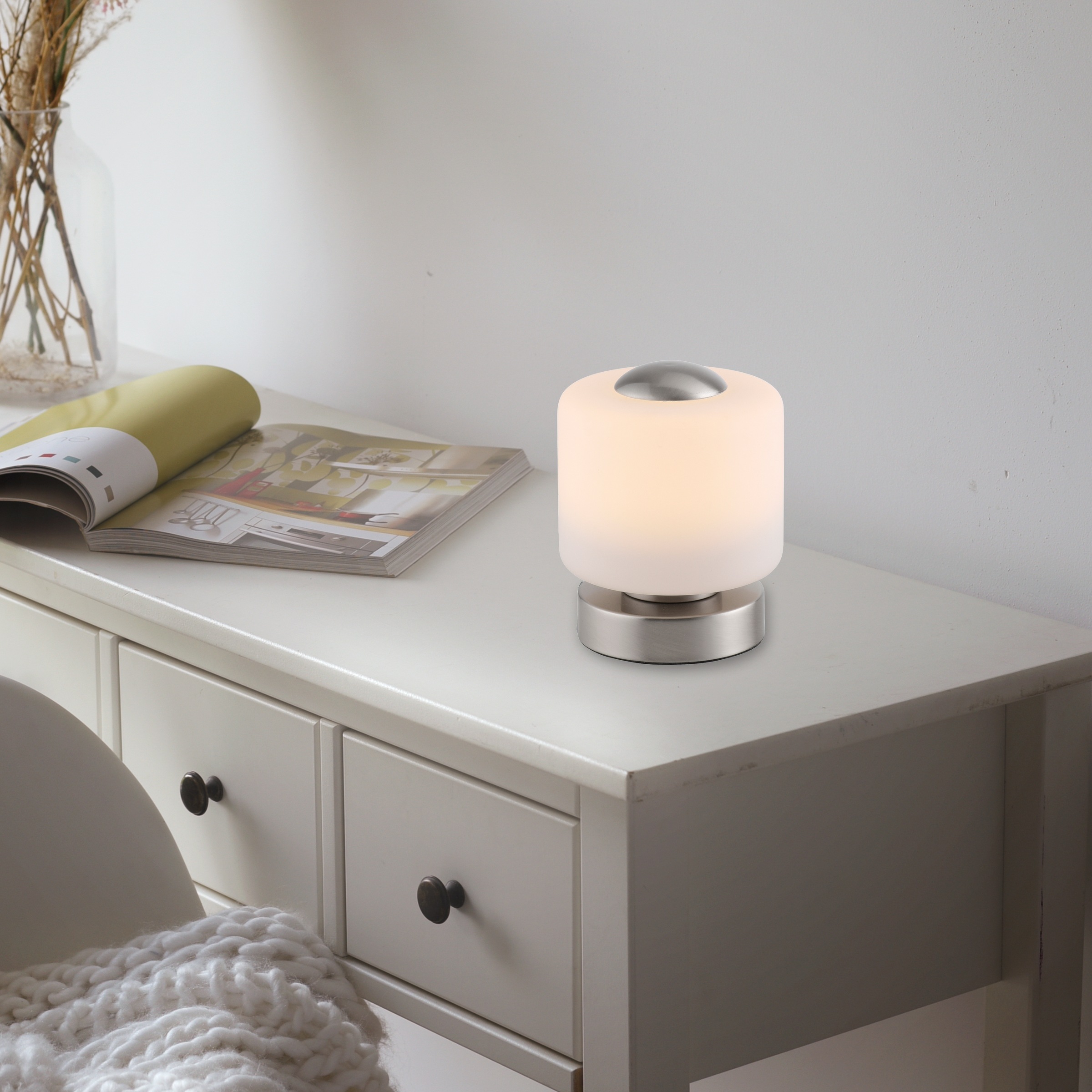 Paul Neuhaus Tischleuchte »BOTA«, 1 flammig, Leuchtmittel LED-Board   LED f günstig online kaufen
