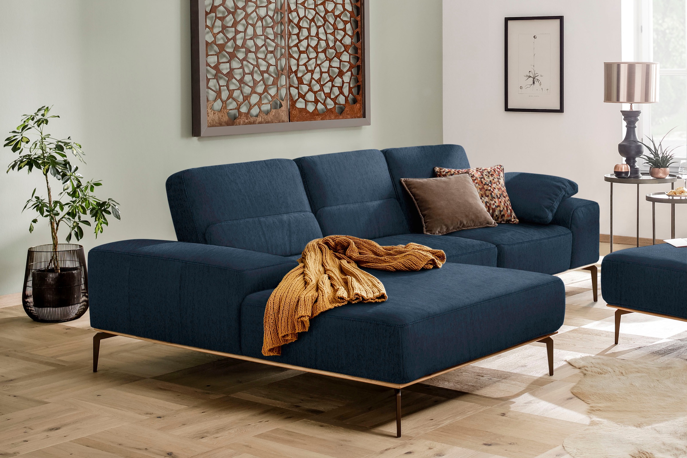 W.SCHILLIG Ecksofa "run, Designsofa mit tollem Sitzkomfort, bequem, L-Form" günstig online kaufen