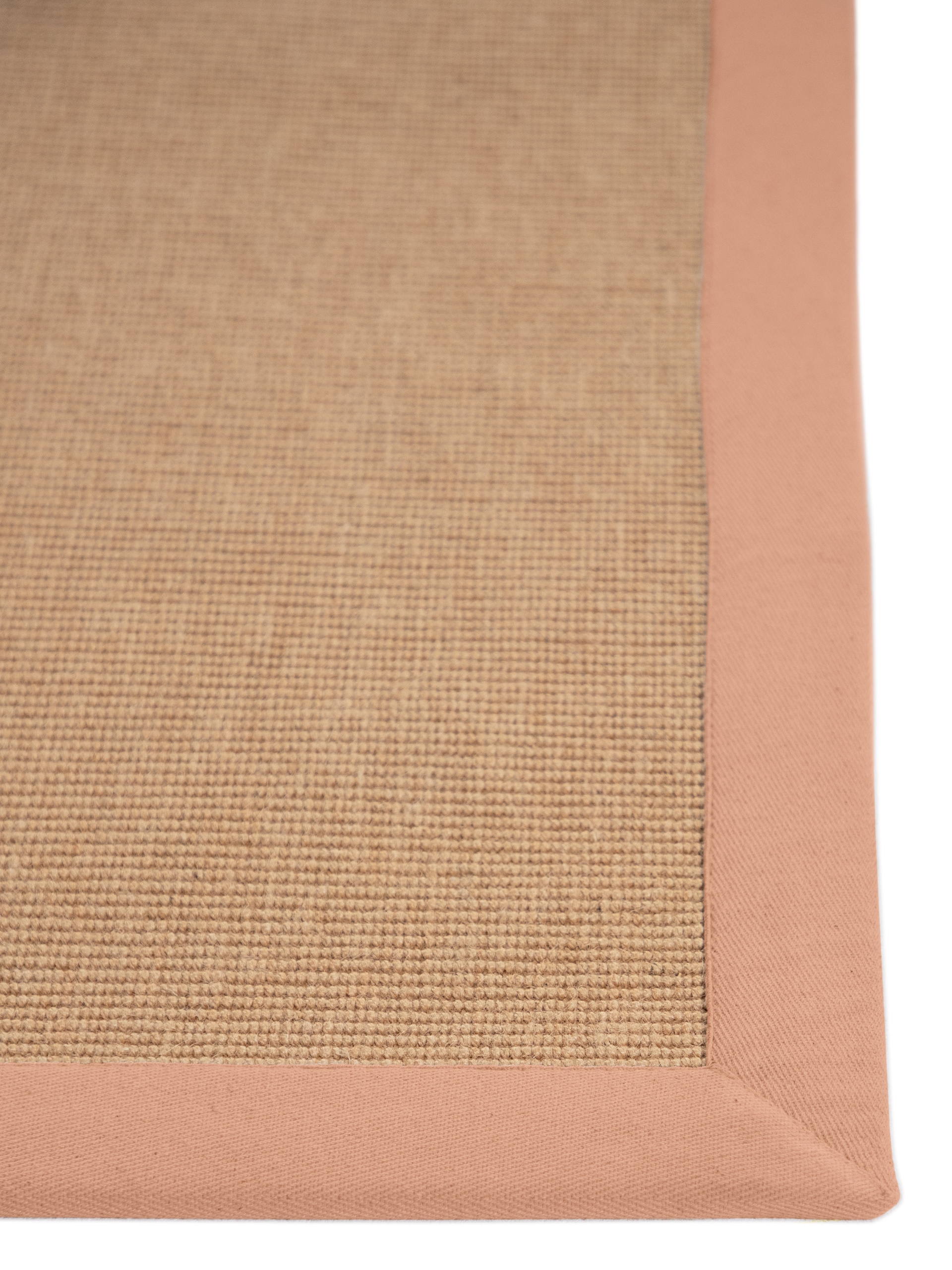 carpetfine Sisalteppich »Sisal«, rechteckig, 5 mm Höhe, mit farbiger Bordüre, Anti Rutsch Rückseite