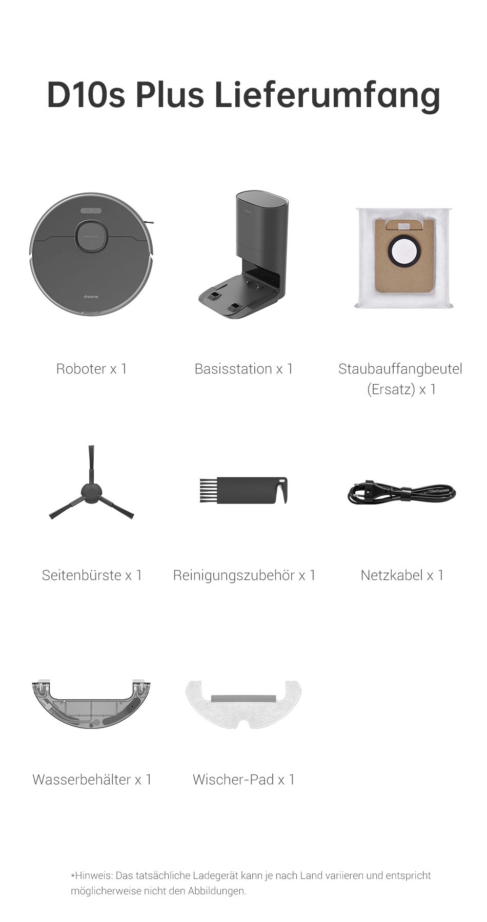 »Dreame online D10s und mit Nass-Trocken-Saugroboter Absaugstation dreame Wischfunktion Plus;«, bei