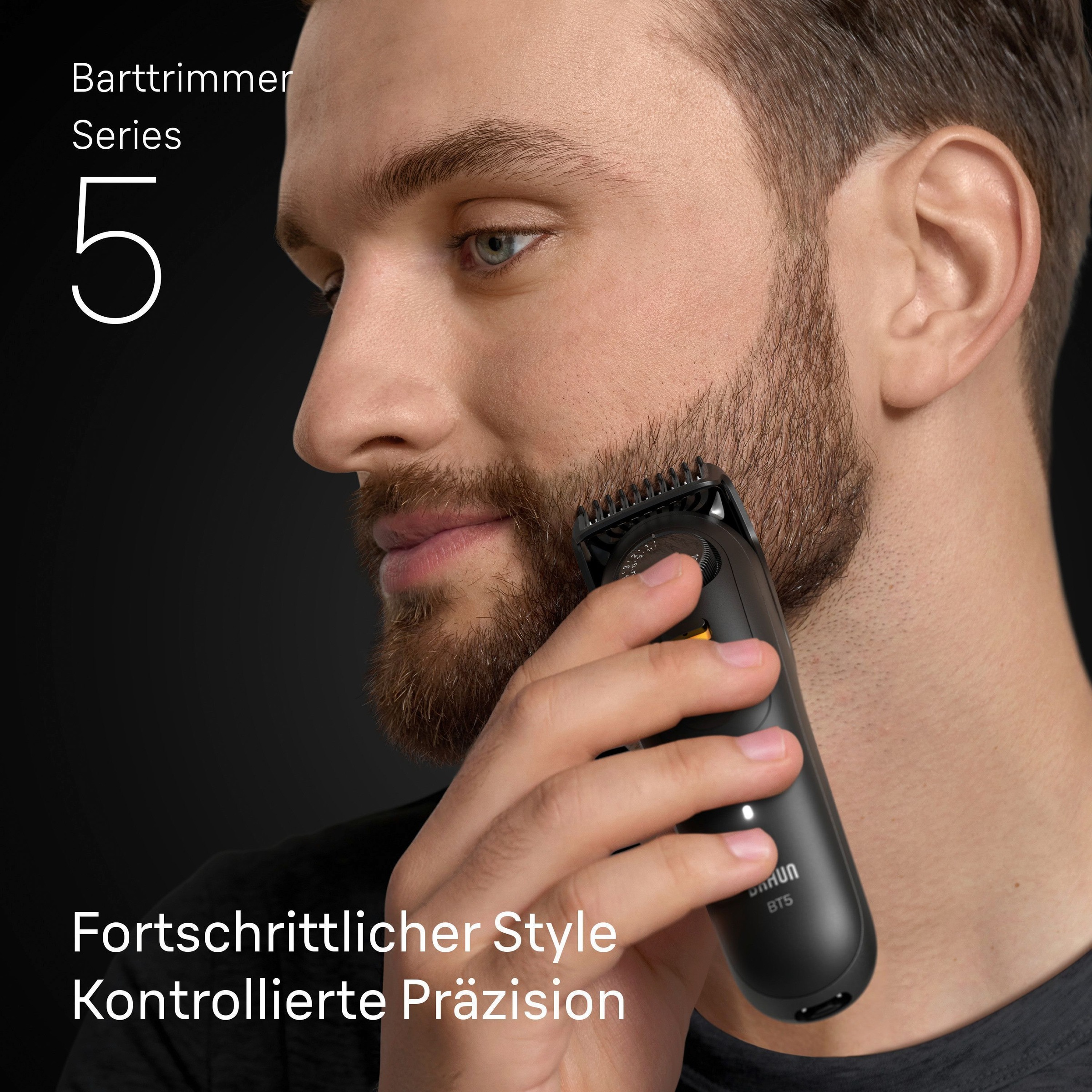 Braun Haarschneider »Barttrimmer BT5520«, ultrascharfe Klinge, 120 Min Akkulaufzeit, 40 Längeneinstellungen