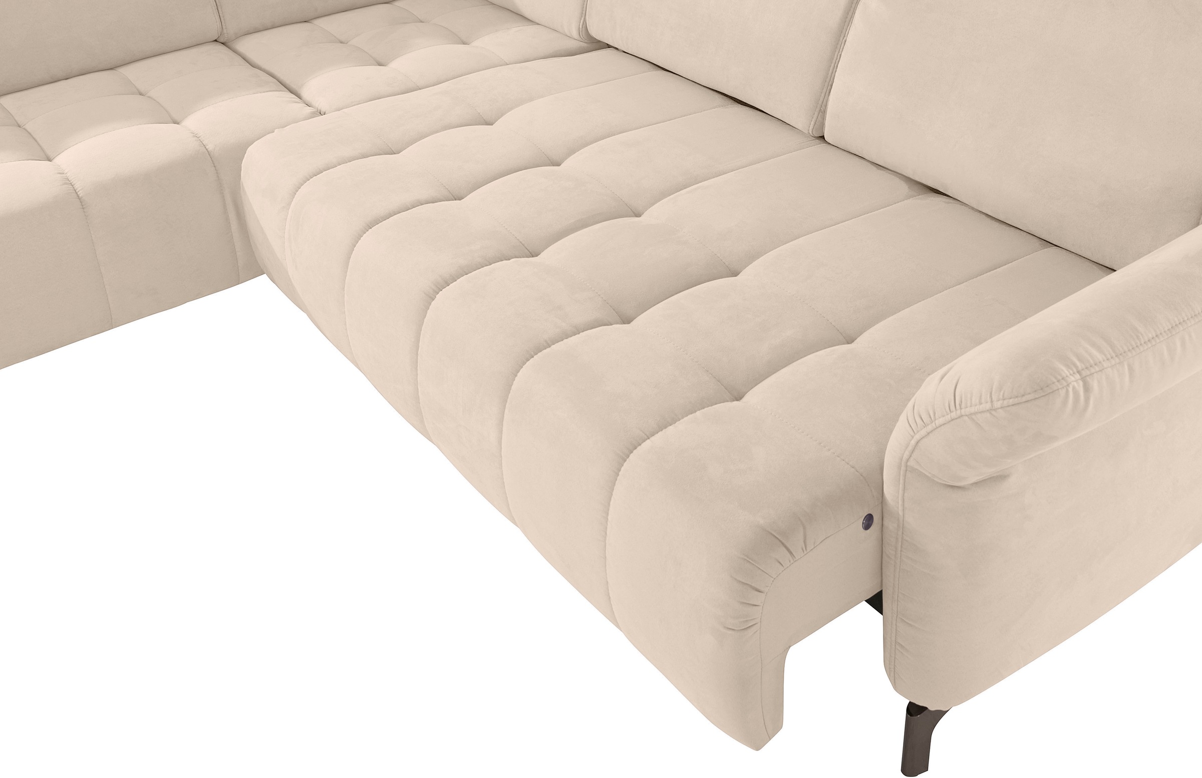 INOSIGN Ecksofa »Fresh L-Form«, Federkern, wahlweise Kopfteilverstellung und motorischer Vorziehsitz