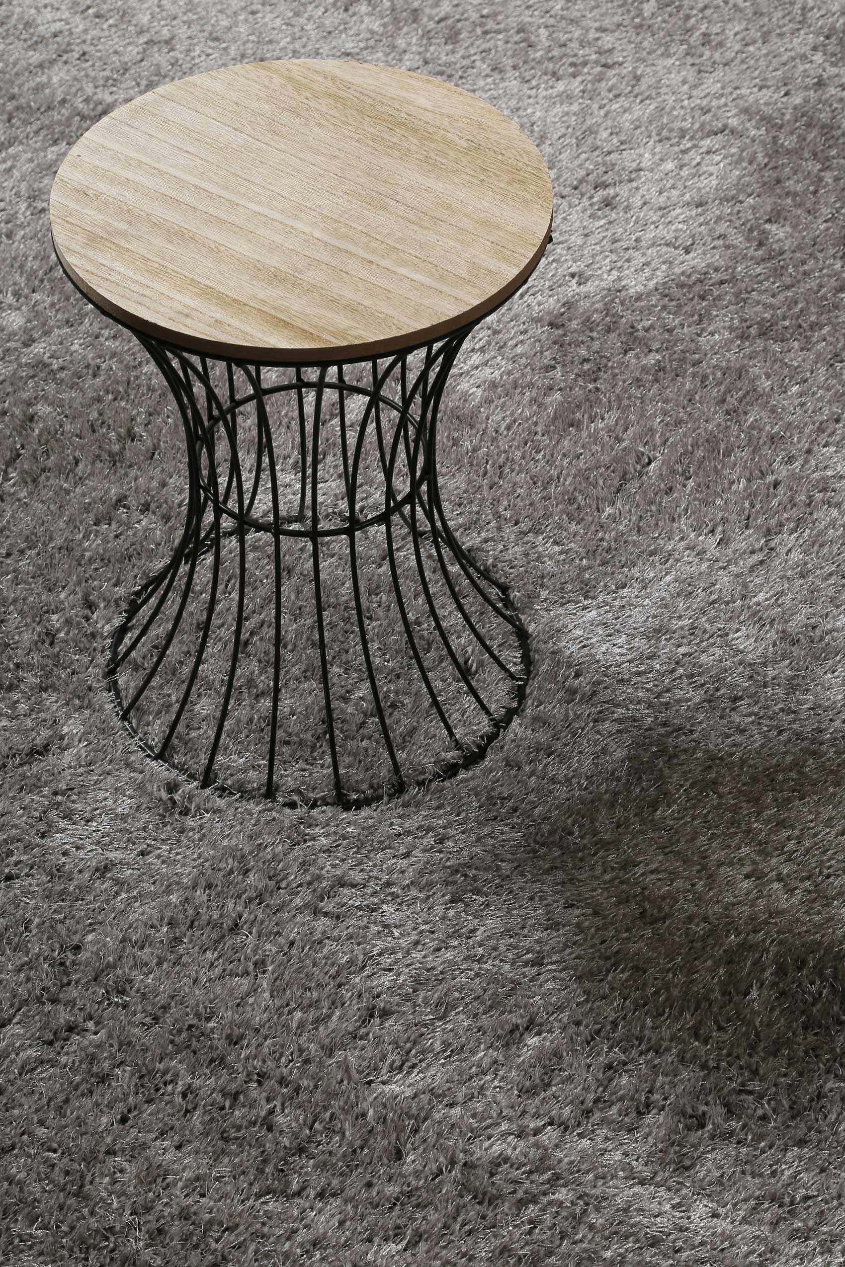 Homie Living Teppich »Flavio« quadratisch 30 mm Höhe Hochflor, gewebt, weich, uni, Wohnzimmer, Schlafzimmer, waschbar