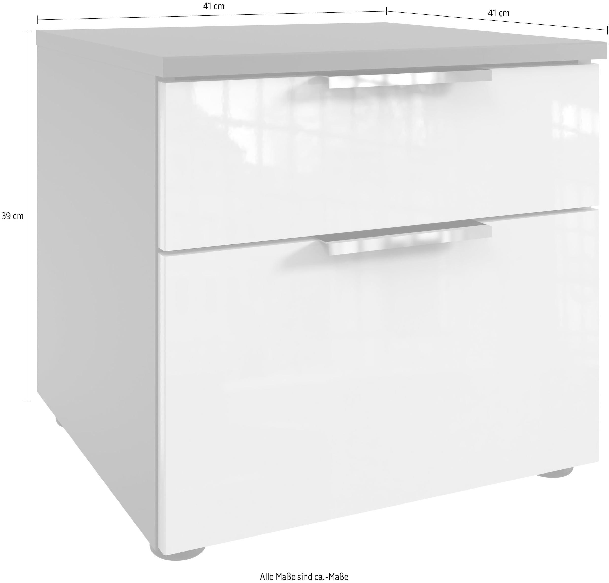 Wimex Nachtkommode »level36 D by fresh to go« 2 Schubladen mit soft-close Funktion, lackierte Front