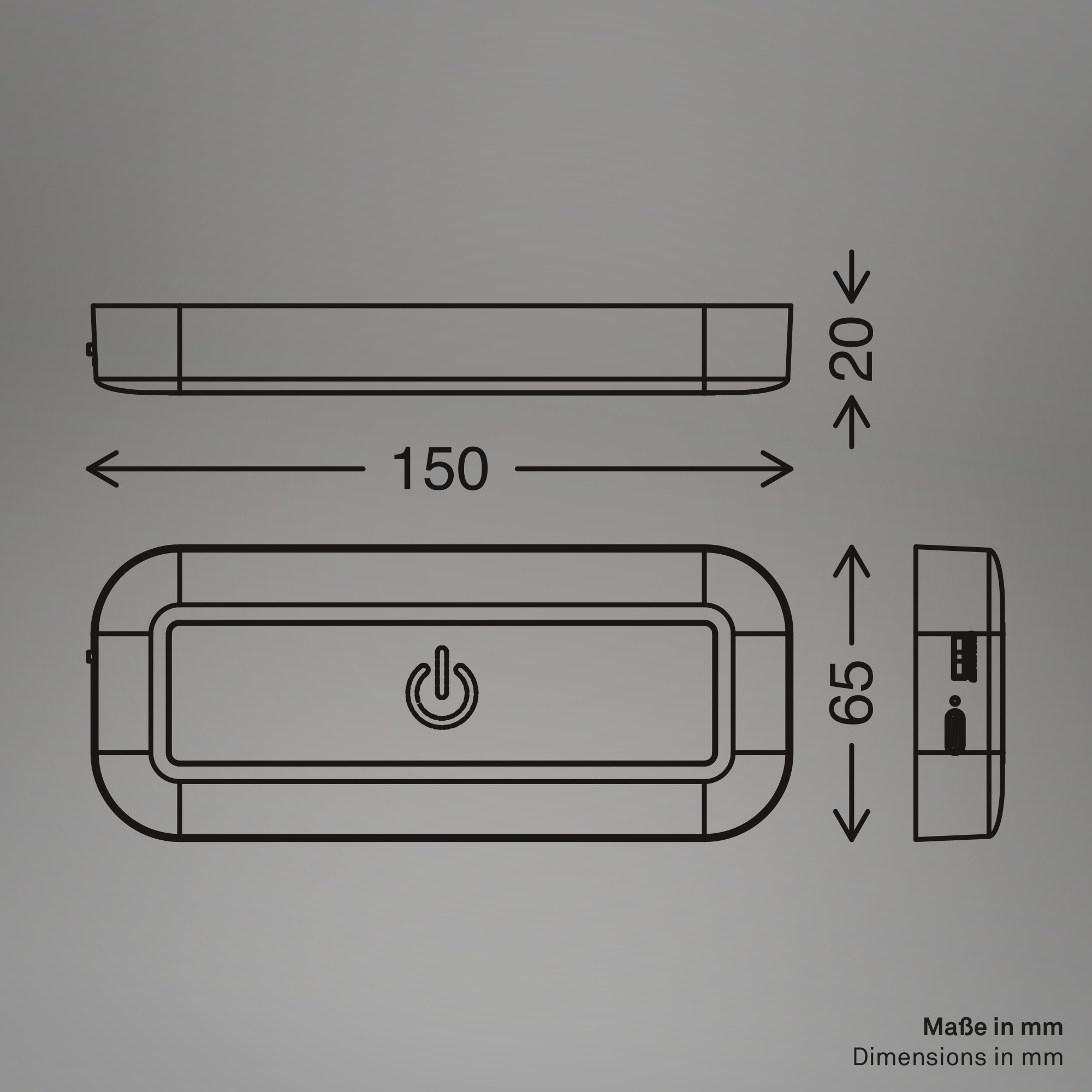 Briloner Leuchten LED Unterbauleuchte »SIGO« LED-Modul 2 Stk. Neutralweiß 15x6,5x2 cm, 2er-Set, Küche, Schrank, Treppe, Küchenlampe