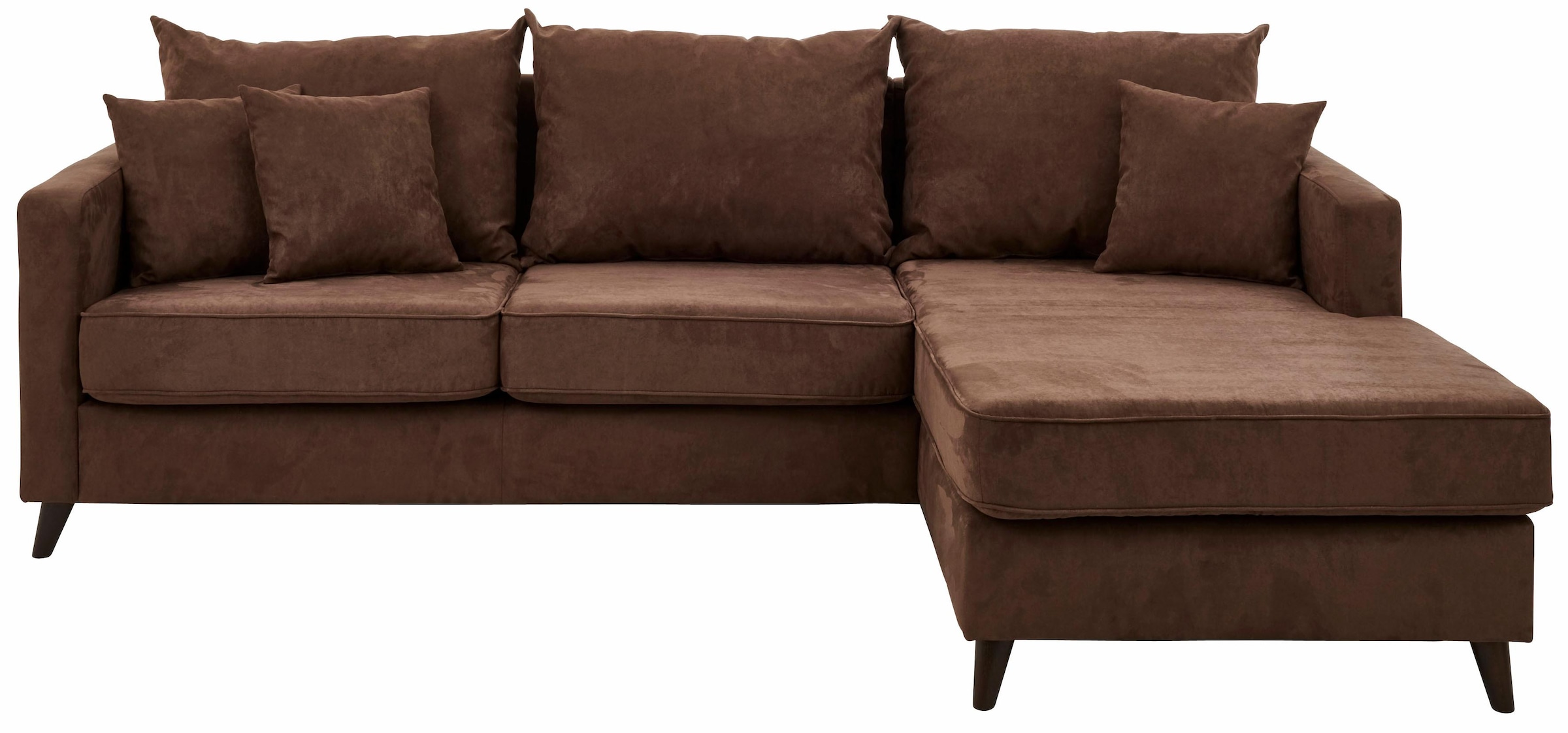 Home affaire Ecksofa »Renesse L-Form« lose Kissen, Keder an Sitzkissen