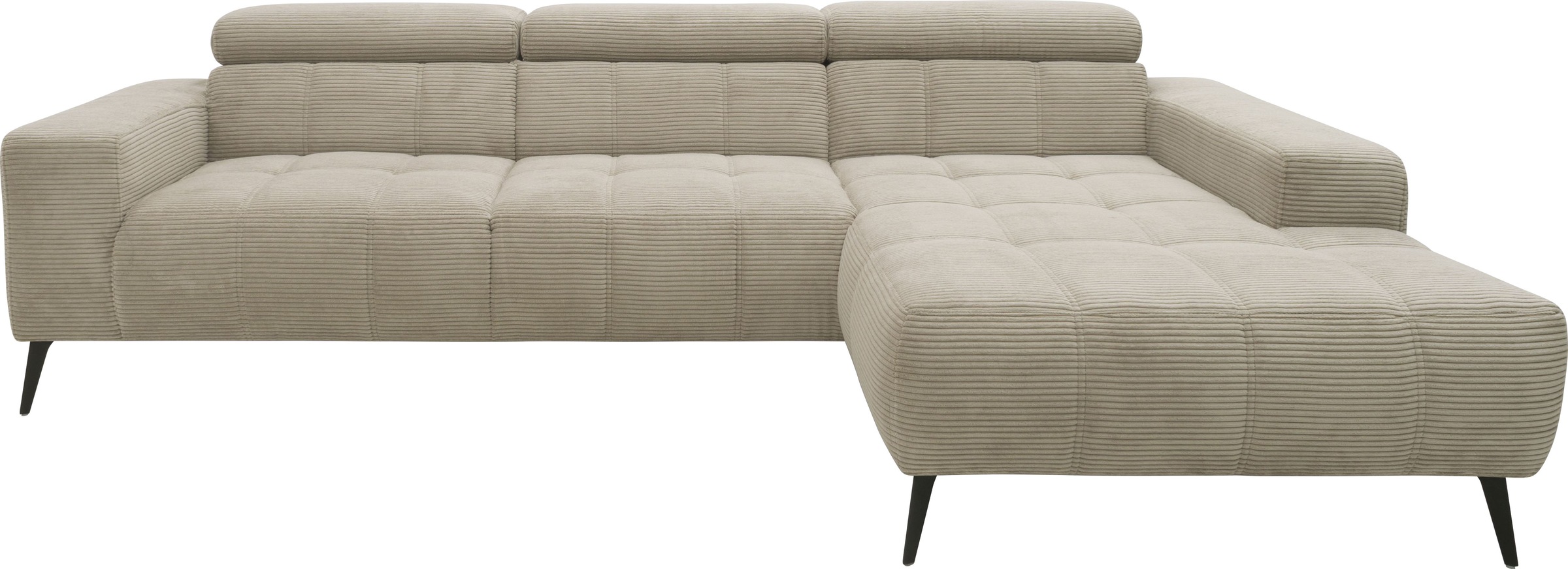 DOMO collection Ecksofa »Trento L-Form, mit Kufenfuß oder Einzelfuß« wahlwe günstig online kaufen