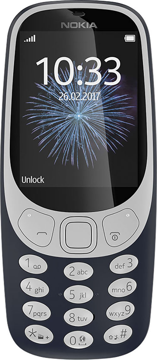 Handy »3310«, Blau, 6,1 cm/2,4 Zoll, 16 GB Speicherplatz, 2 MP Kamera