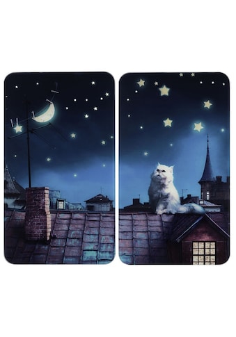 Maximex Herd-Abdeckplatte »Moon Cat«, (Set, 2 tlg.), für alle Herdarten, 52x30 cm kaufen