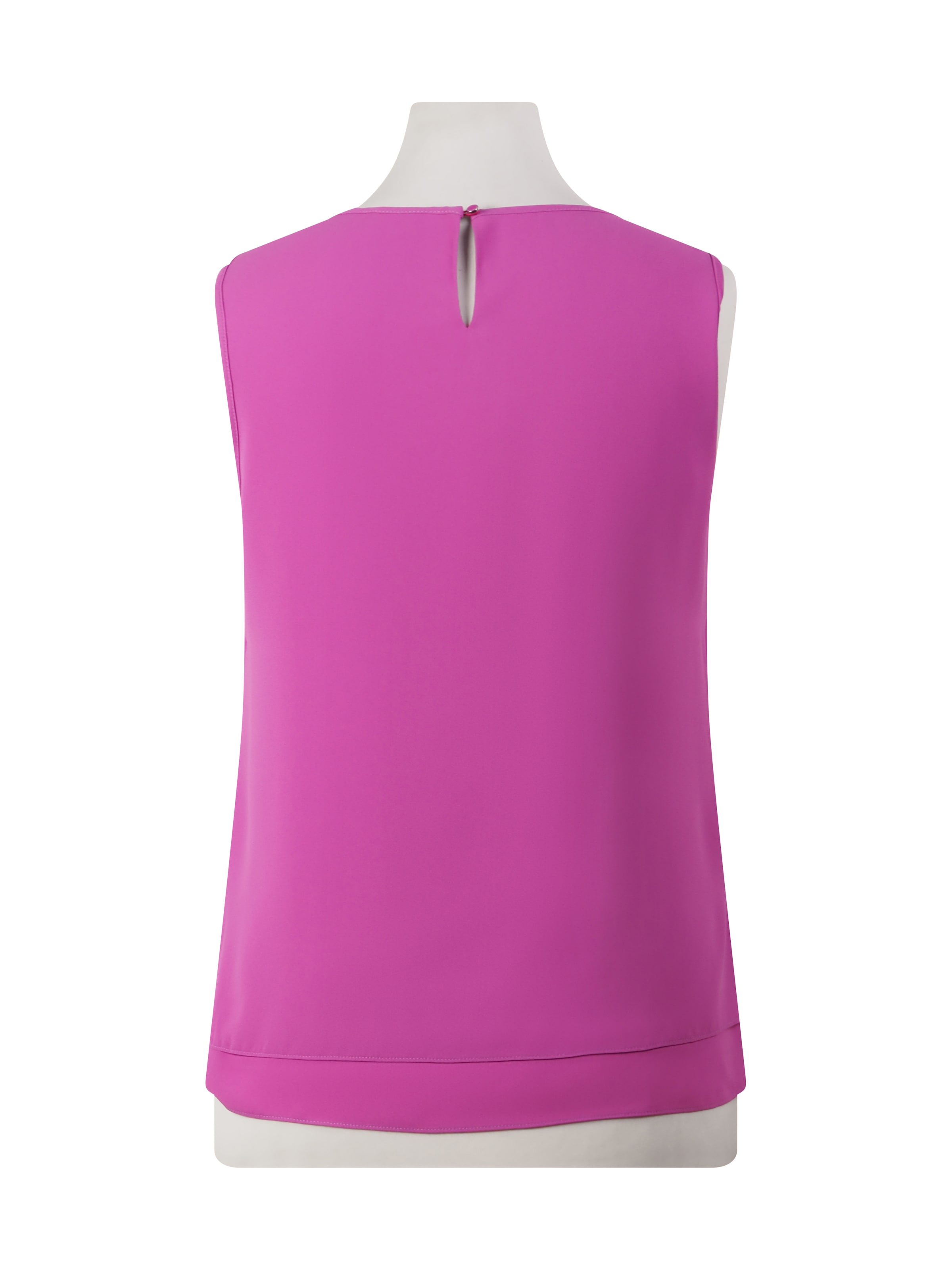 HERMANN LANGE Collection Shirttop halbtransparent, im 2-Lagen-Look