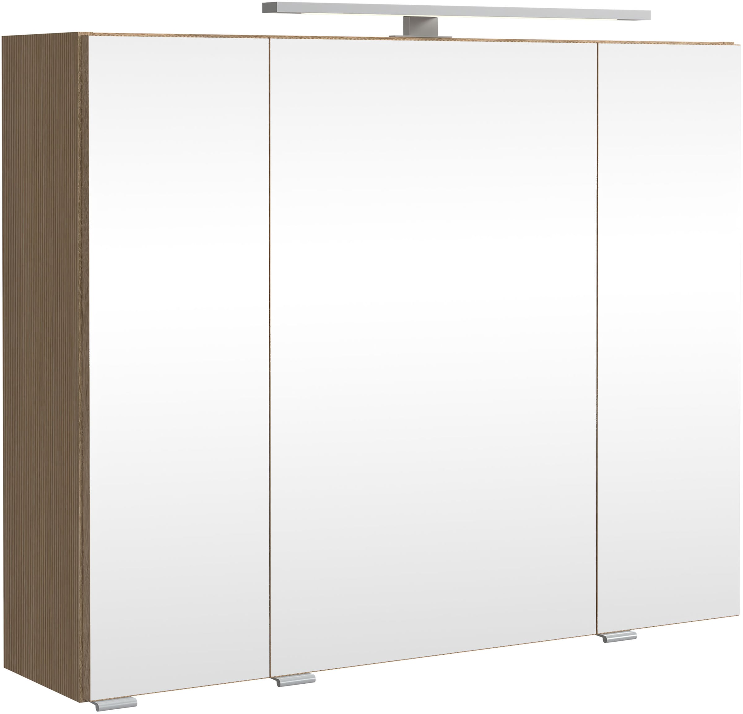welltime Badmöbel-Set »80 cm breit, Badmöbel mit LED-Beleuchtung«, Held Möbel, 2tlg. Waschtisch-Set, Eixo