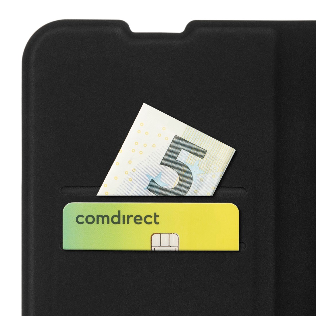 Hama Smartphone-Hülle »Handytasche Booklet für Apple iPhone 16 Pro mit Kartenfächer, Schwarz«, iPhone 16 Pro, Standfunktion, Kartenfächer