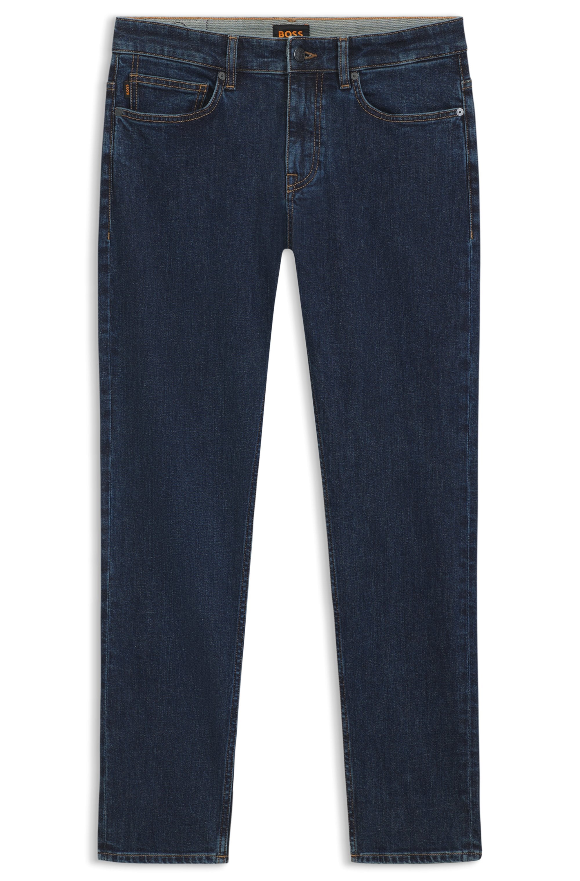 BOSS ORANGE »Delaware Soft-Motion-Denim« Schmale Passform Mittlere Leibhöhe
