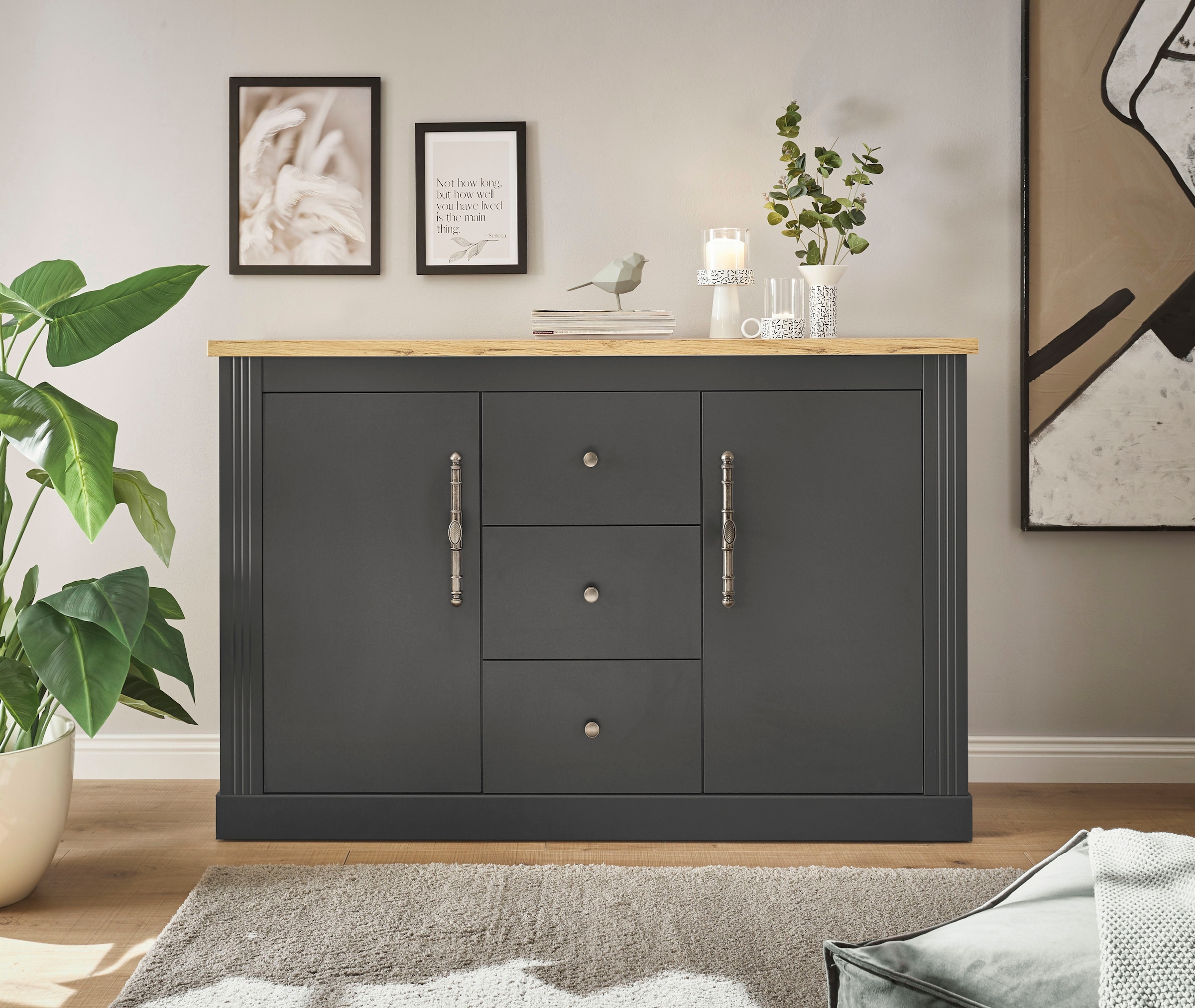 Home affaire Sideboard »WESTMINSTER TOPSELLER!«, (Breite ca. 146 cm), im romantischen Landhausstil