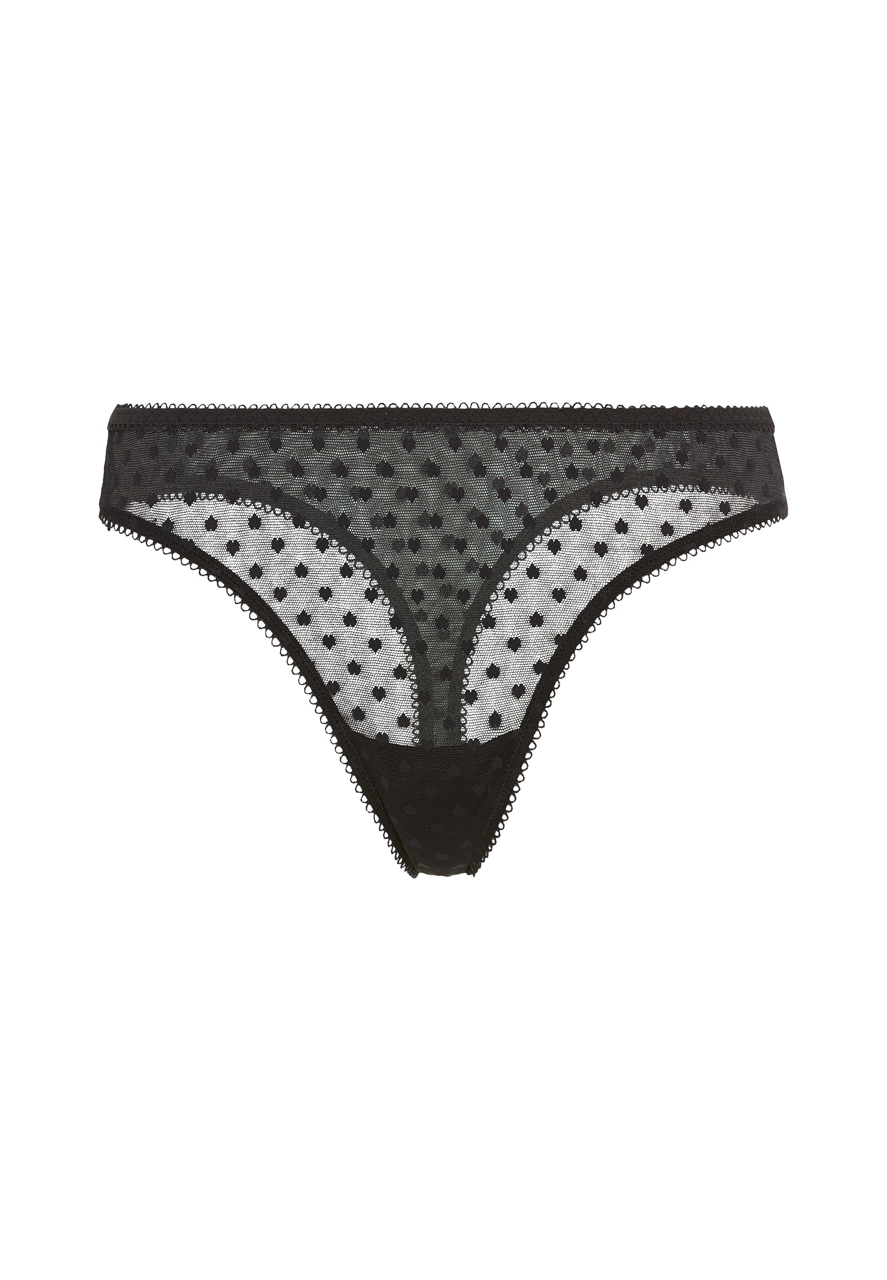 LSCN by LASCANA String, aus leicht transparentem Herzchen-Mesh