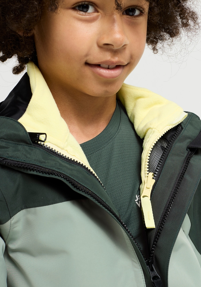 Jack Wolfskin Outdoorjacke »TRAILVENTURE 2L JKT K« mit Kapuze