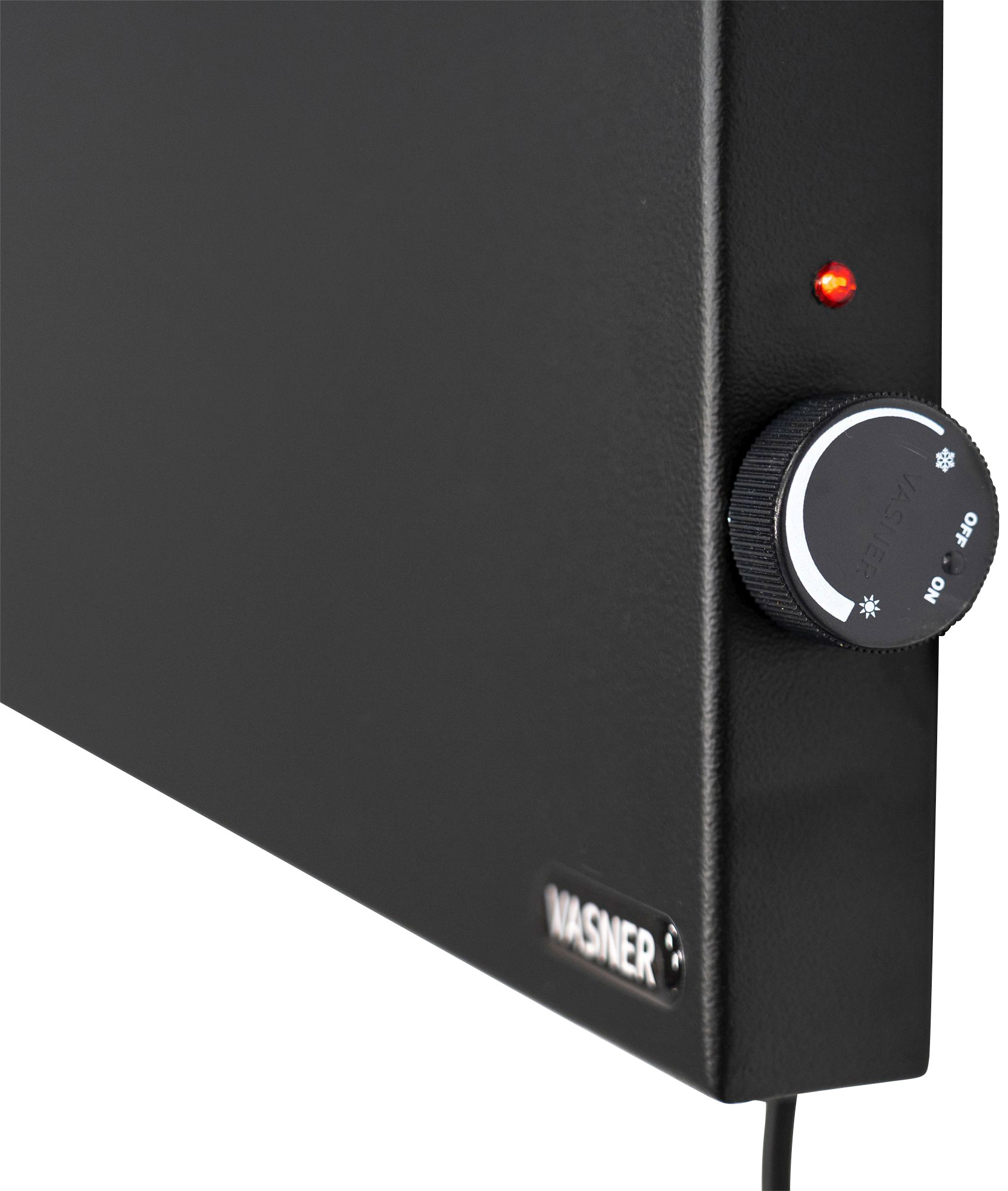 Vasner Infrarotheizung »Konvi schwarz«, Hybridheizung mit Konvektion & Thermostat, 1.200 Watt