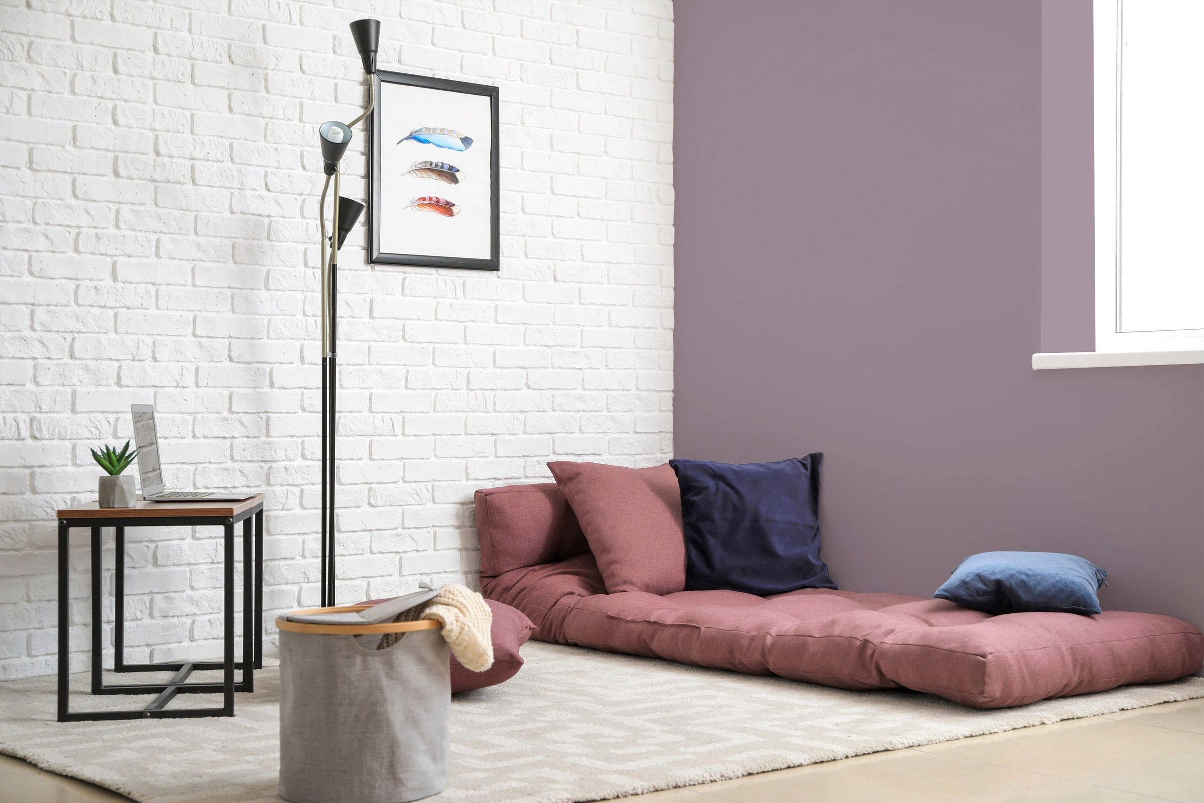 A.S. Création Wand- und Deckenfarbe »Seidenmatt Innenfarbe THE COLOR KITCHEN« für Wohnzimmer Schlafzimmer Flur Küche, versch. Lilatöne