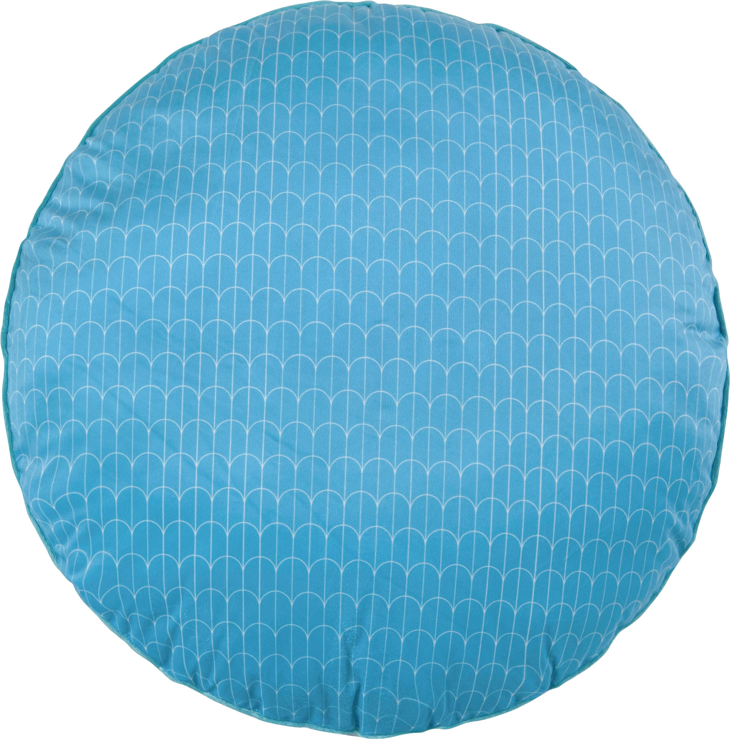hip Dekokissen »Cailani«, Mit Füllung, 1 Stück, Biese, Wendeoptik, Weich, Mandala, Blau