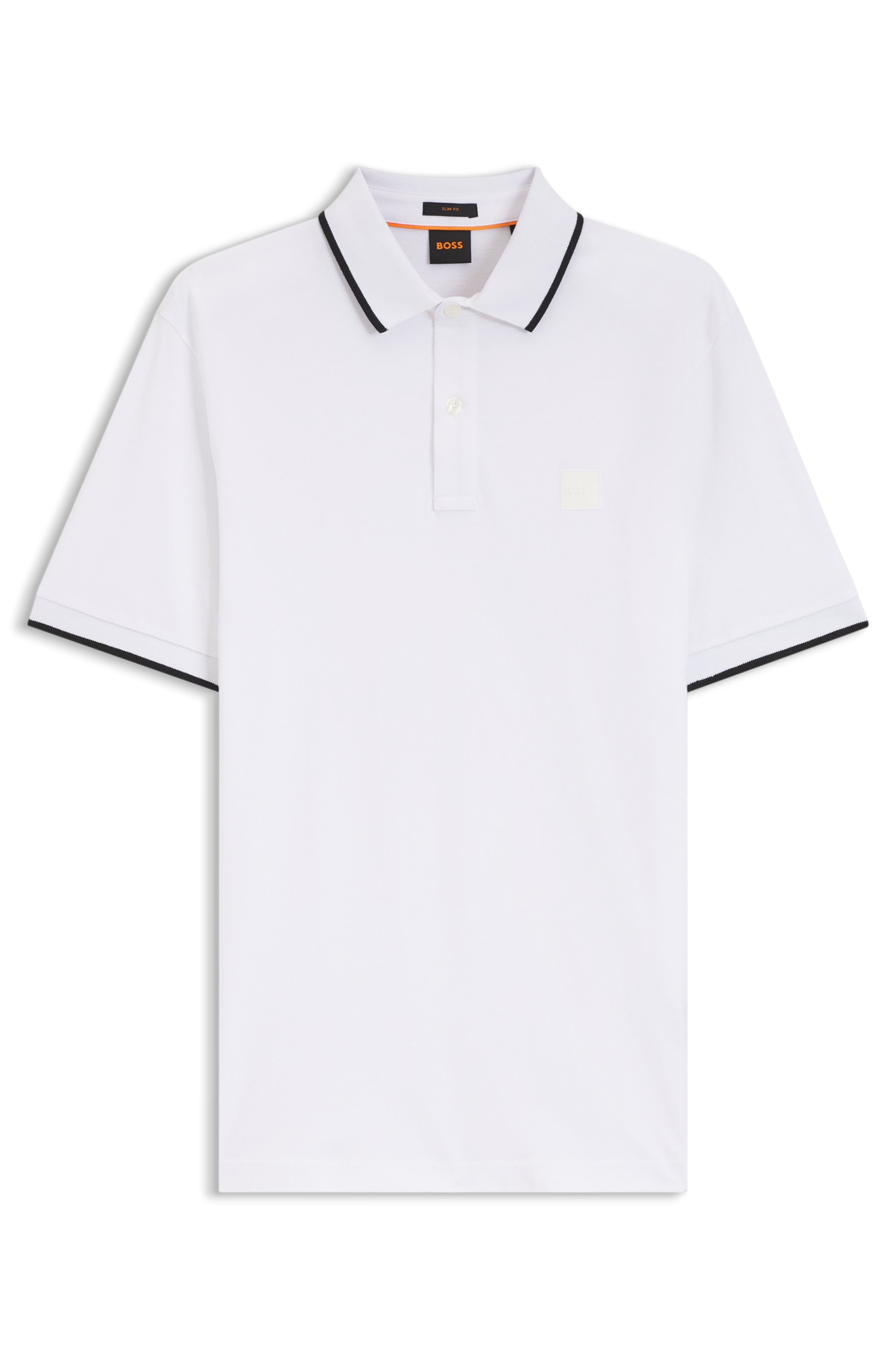 BOSS ORANGE Poloshirt »Passertip« mit BOSS Logo-Badge