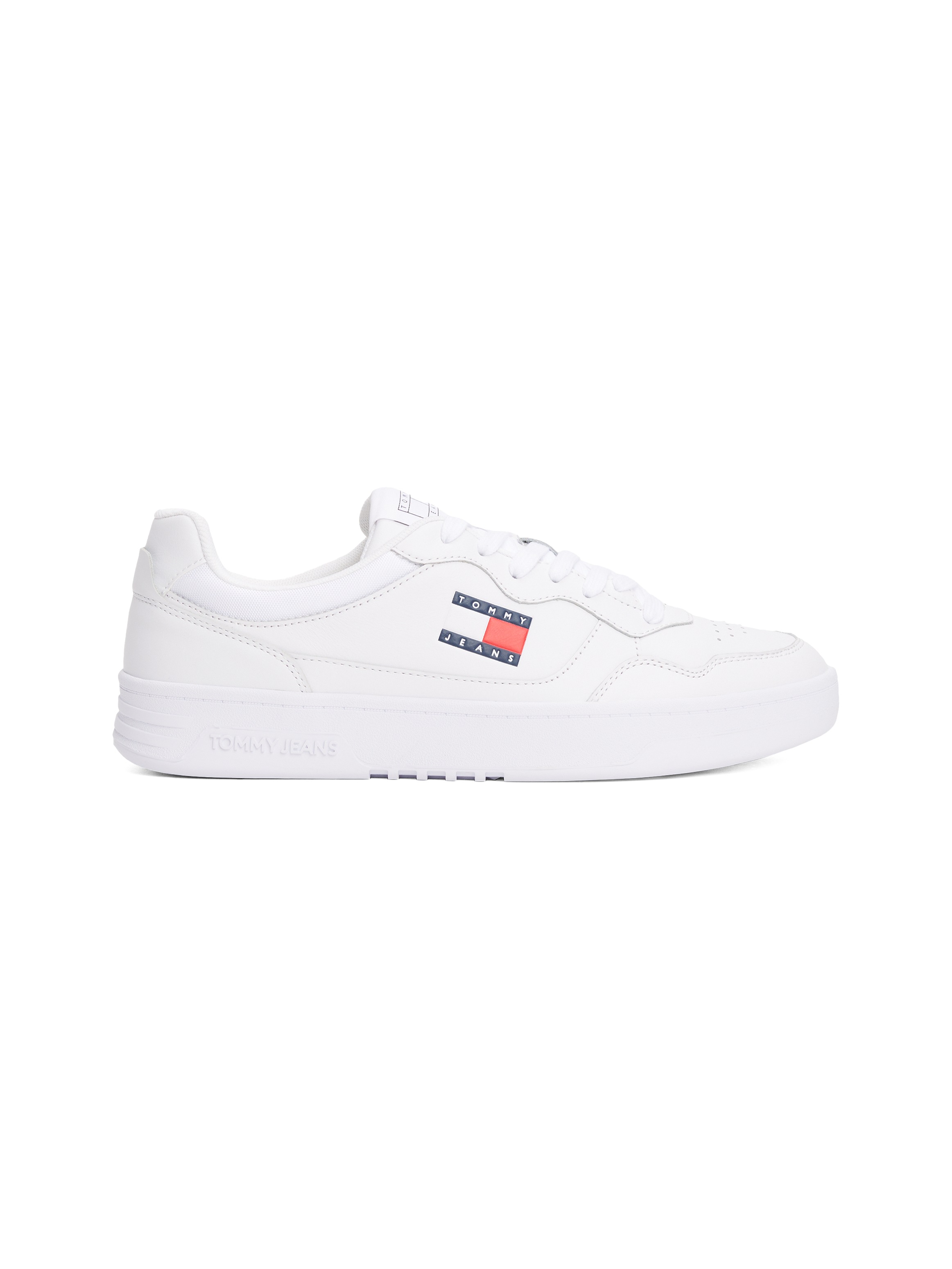 Tommy Jeans Sneaker »(NEW) TJM CUPSOLE LEATHER ESS«  , Freizeitschuh, Halbschuh, Schnürschuh im Basket-Look