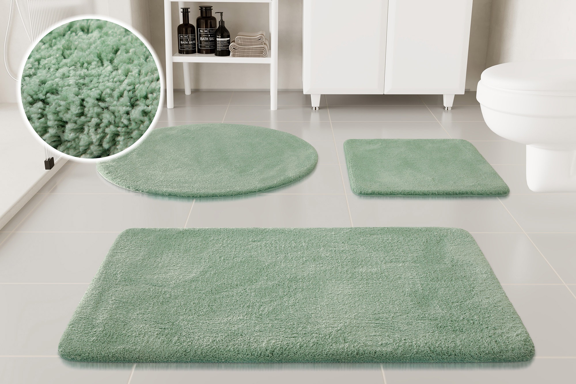 my home Badematte »Neele«, rutschhemmend beschichtet, schnell trocknend, Ba günstig online kaufen