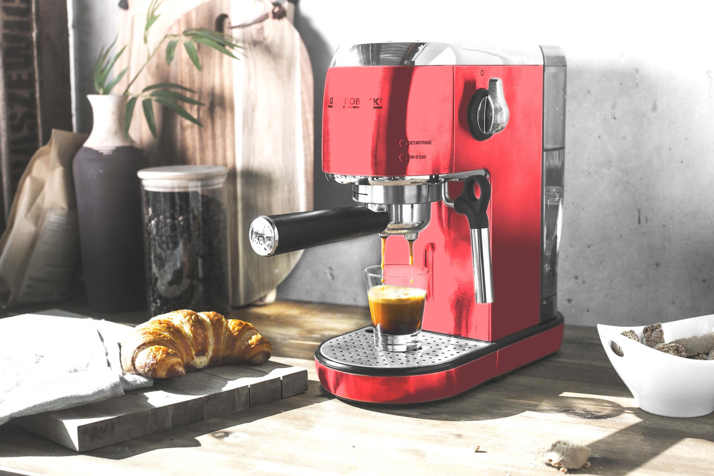 Gastroback Espressomaschine »42719 Design Espresso Piccolo rot«