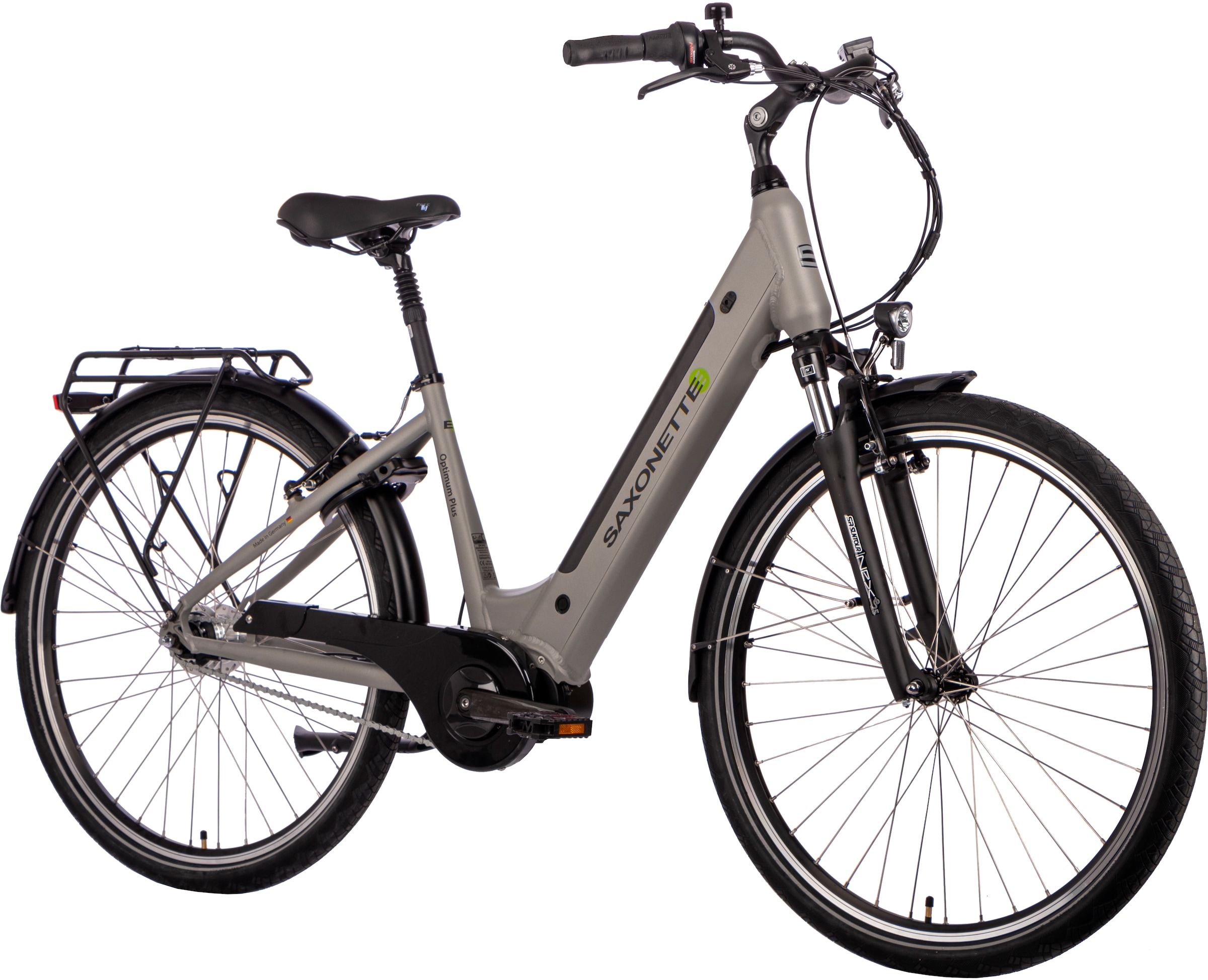 SAXONETTE E-Bike »Optimum Plus«, 7 Gang, Mittelmotor 250 W, Pedelec, Elektrofahrrad für Damen u. Herren