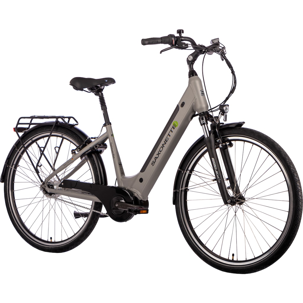 SAXONETTE E-Bike »OPTIMUM PLUS«, 7 Gang, Mittelmotor 250 W